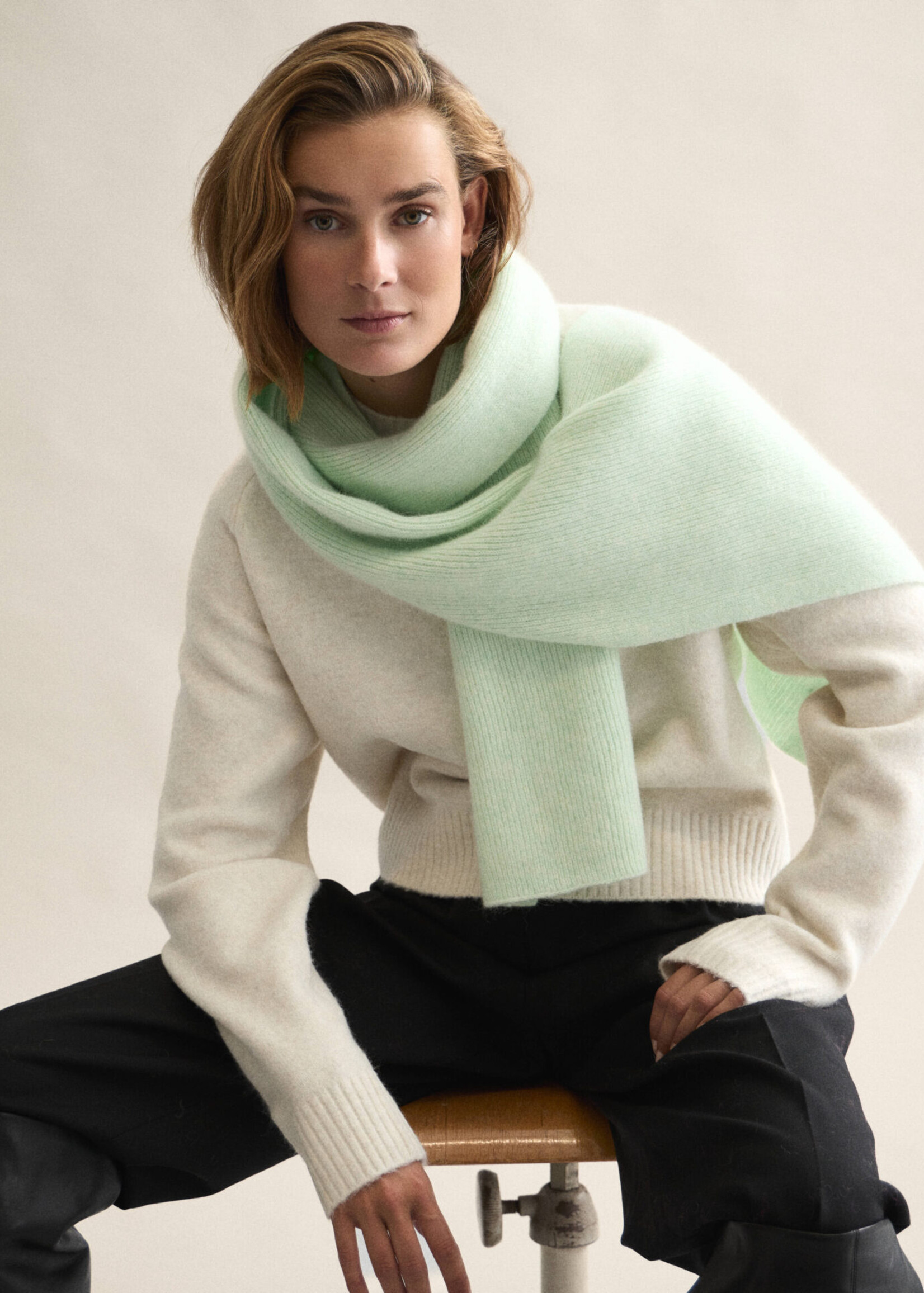 Le Bonnet Scarf - Soft Mint