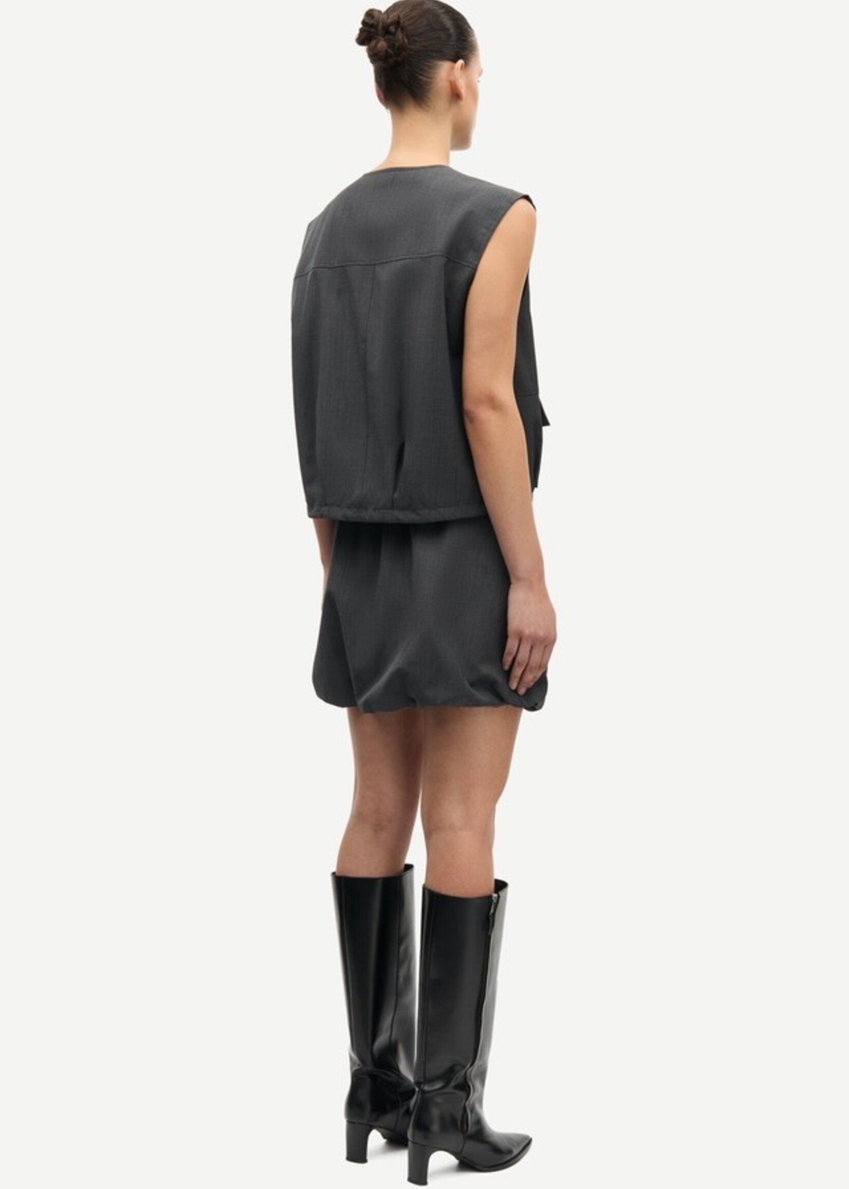 Samsøe Samsøe Sakelly Vest - Dark Grey Mel.