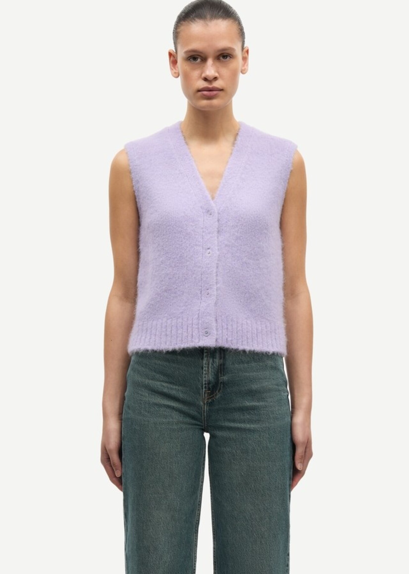 Samsøe Samsøe Sajeanne Vest - Wisteria