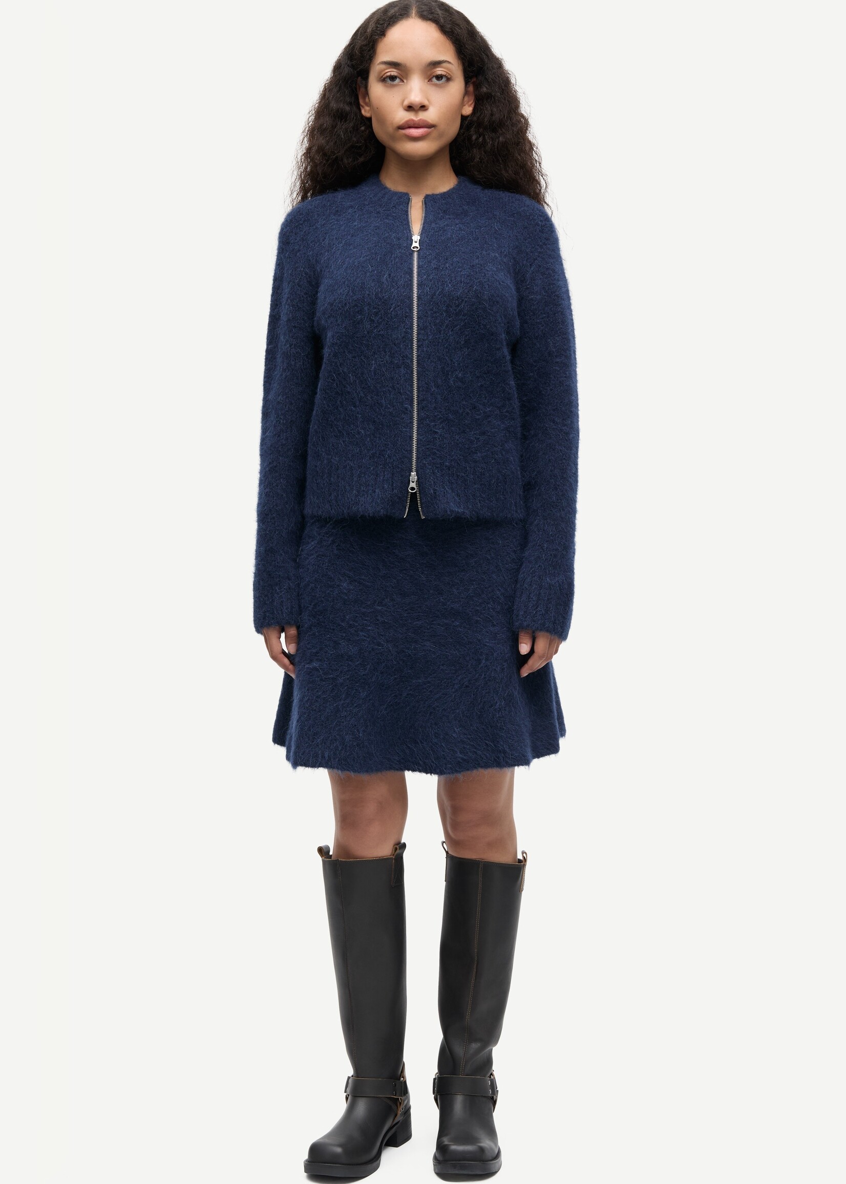 Samsøe Samsøe Sajeanine zip Cardigan - Salute