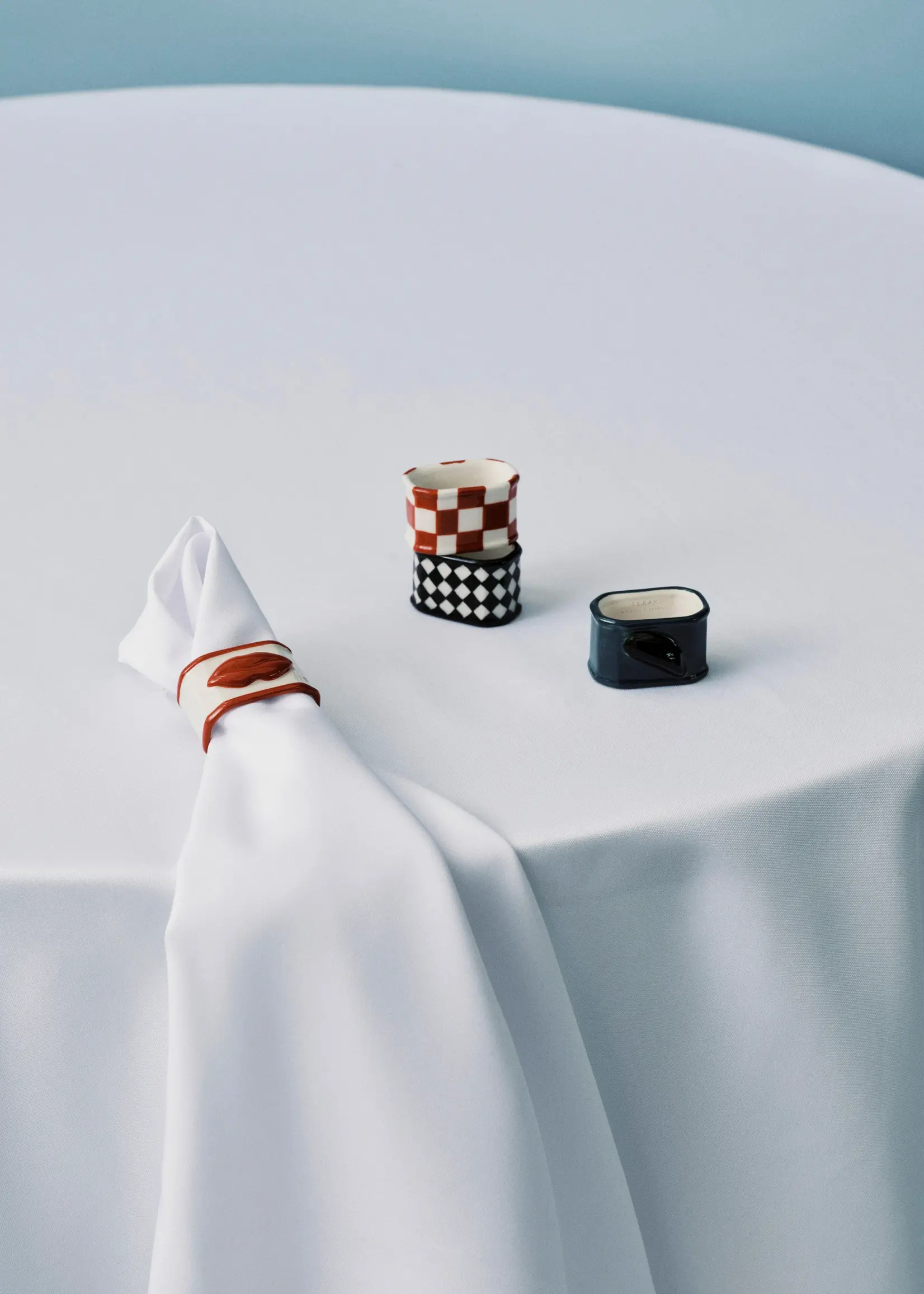 Serax Napkin rings ASS/4