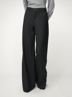 lois Silvia Wide - Grey Caster Fleece