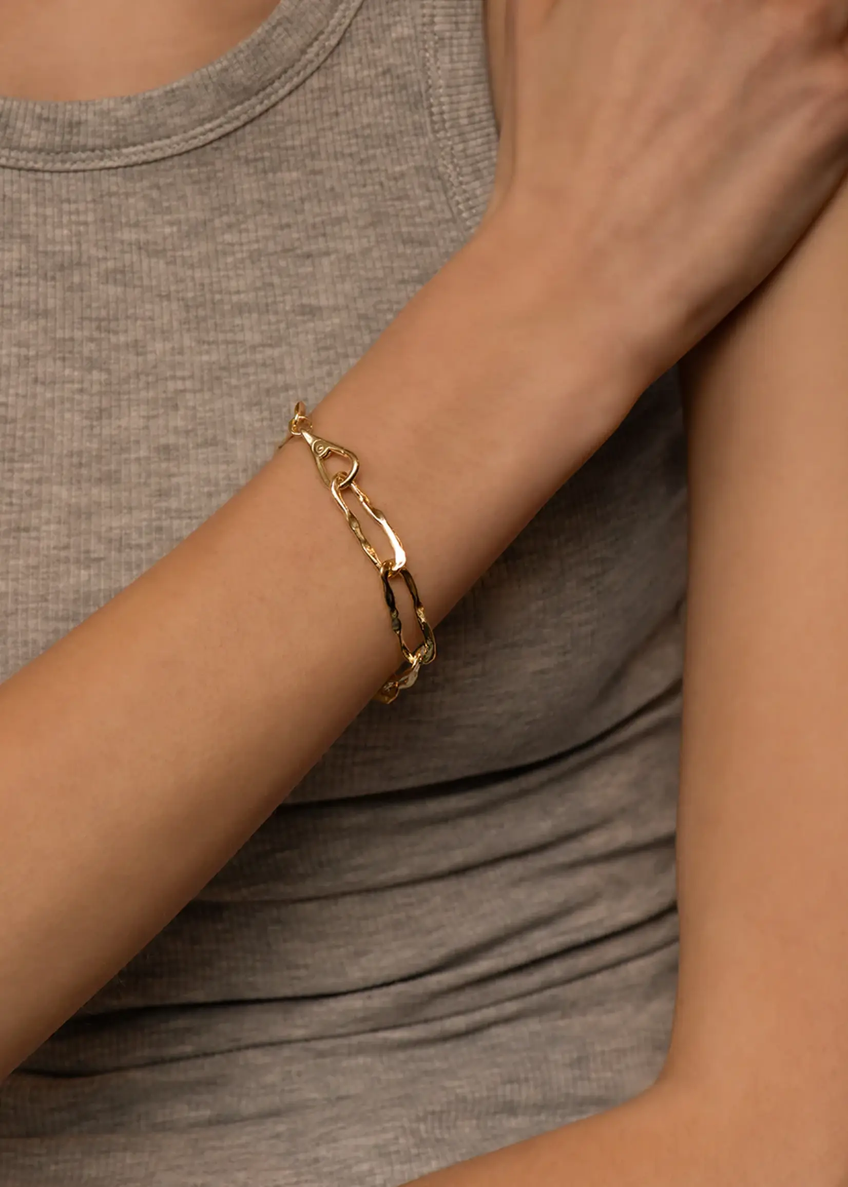 by1oak Isla - Bracelet - Gold