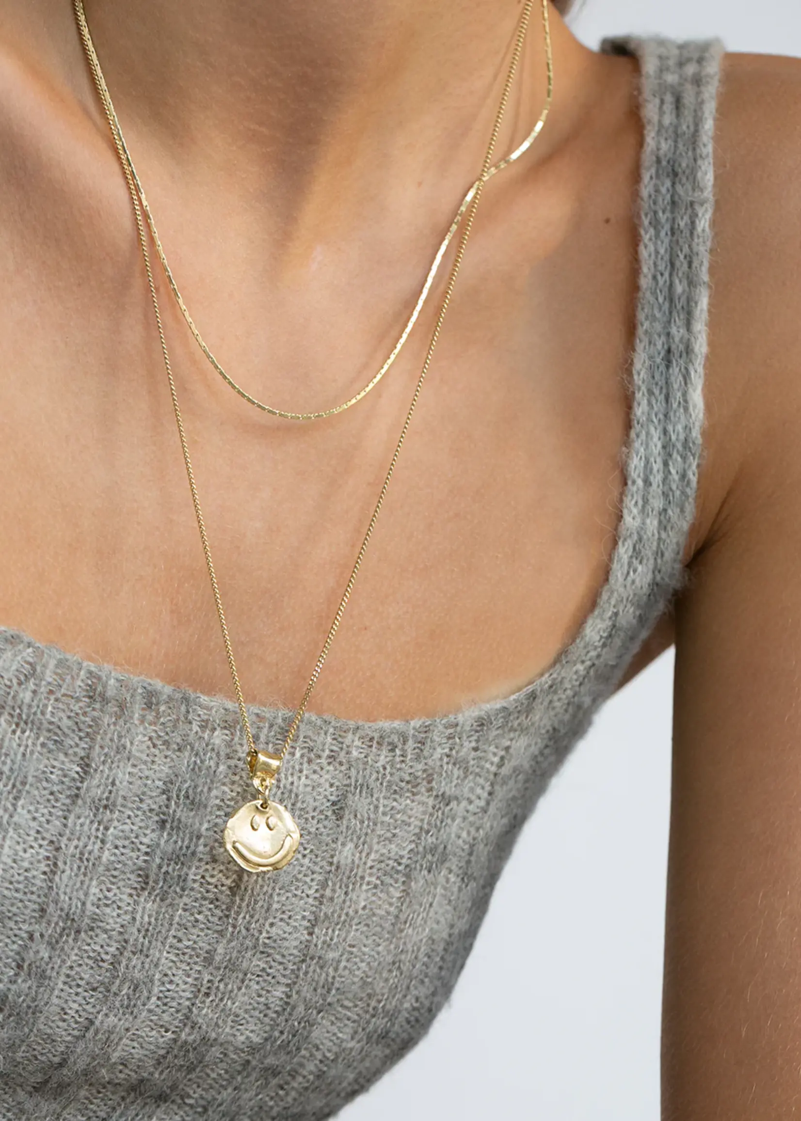 by1oak Happy Kid - Necklace - 50cm - Gold