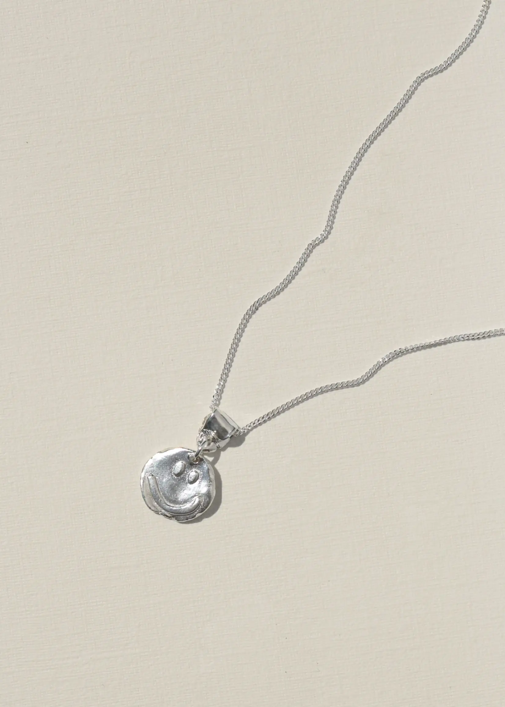 by1oak Happy Kid - Necklace - 50cm - Silver