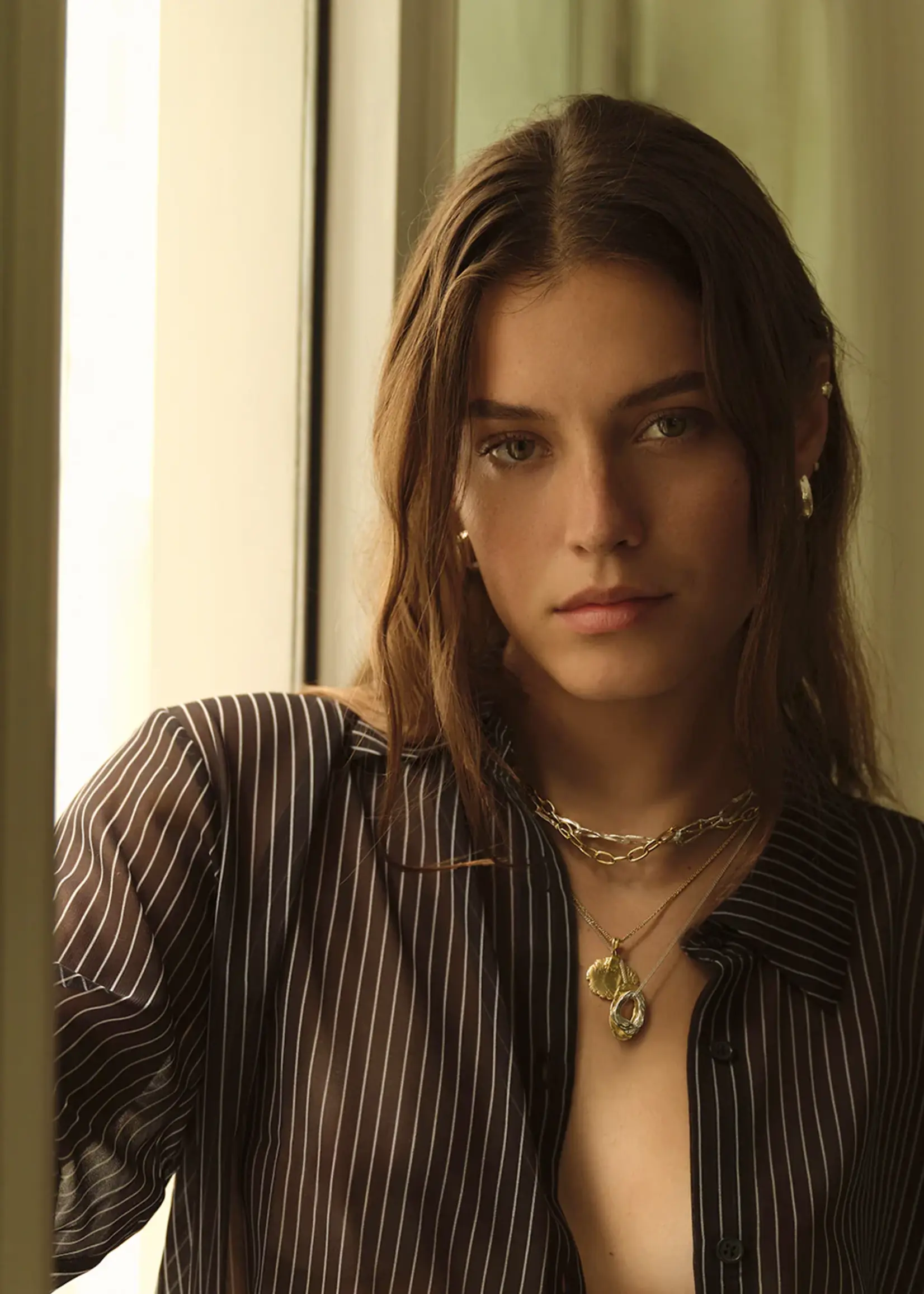 by1oak Same Vibe - Necklace - Gold Double