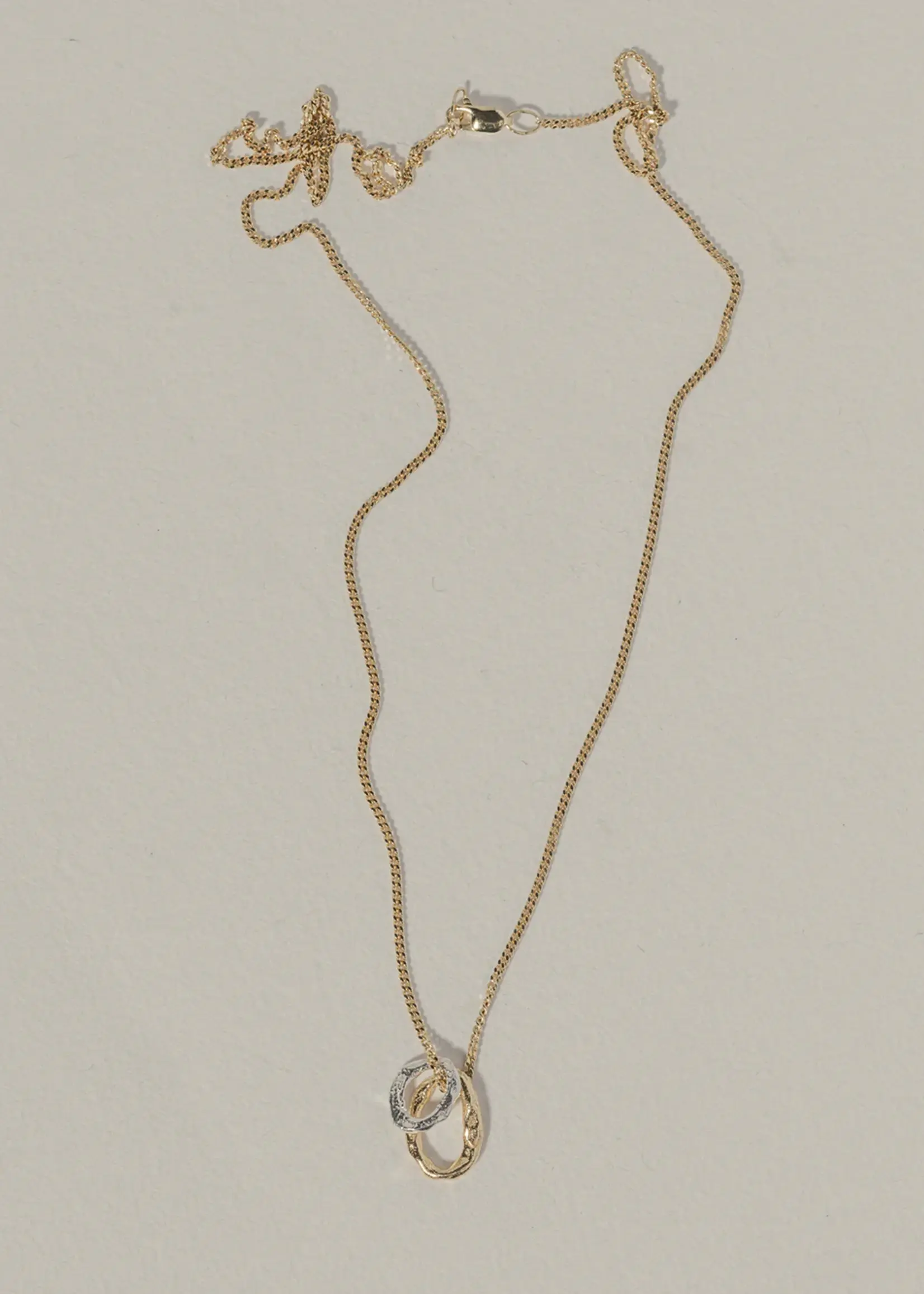 by1oak Toi et Moi - Necklace - Gold/Silver