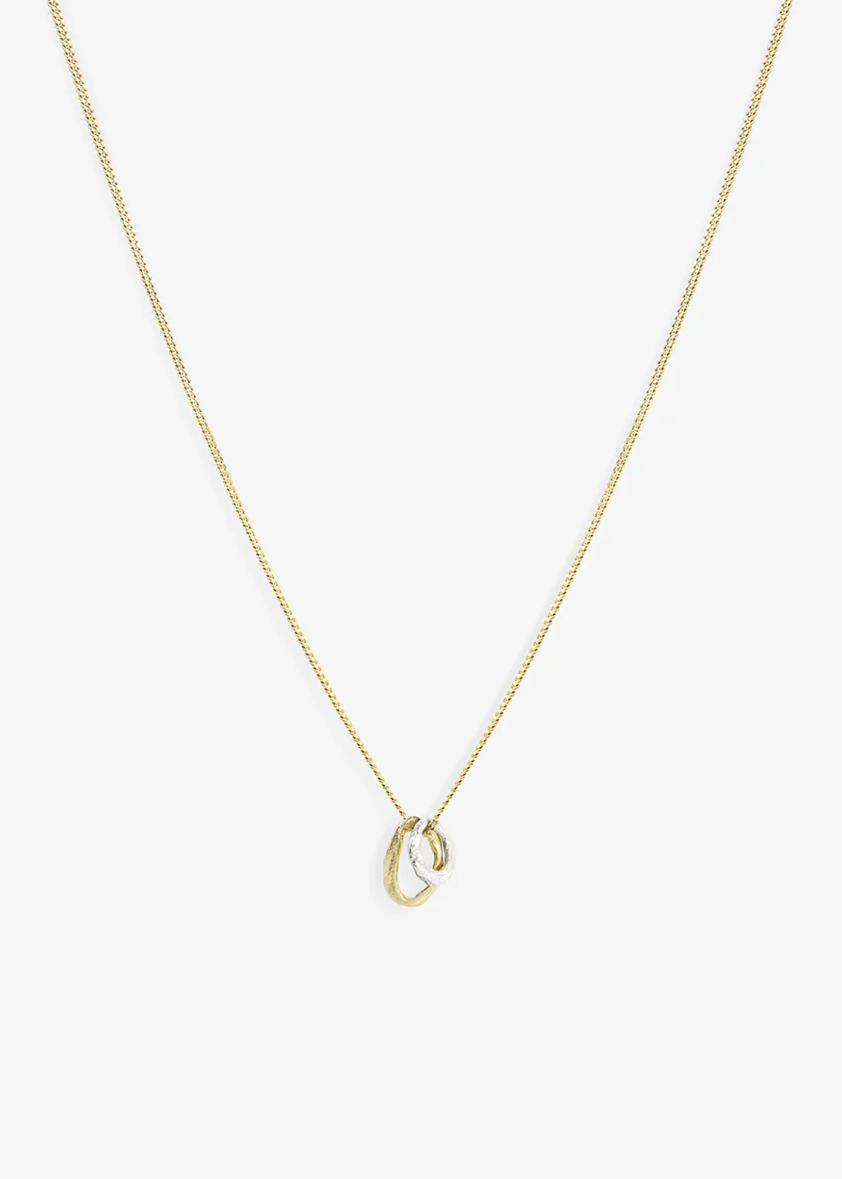 by1oak Toi et Moi - Necklace - Gold/Silver