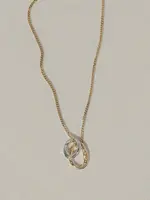 by1oak Toi et Moi - Necklace - Gold/Silver
