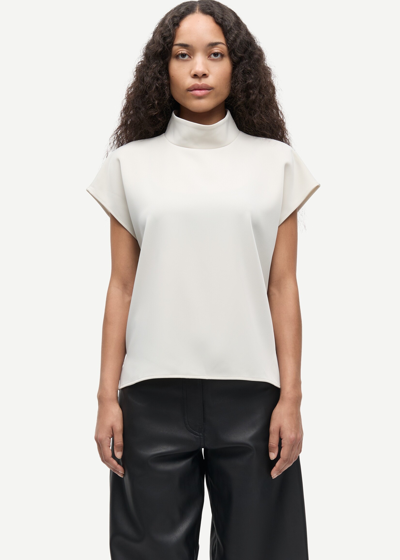 Samsøe Samsøe Sahoys Top - Pumice Stone