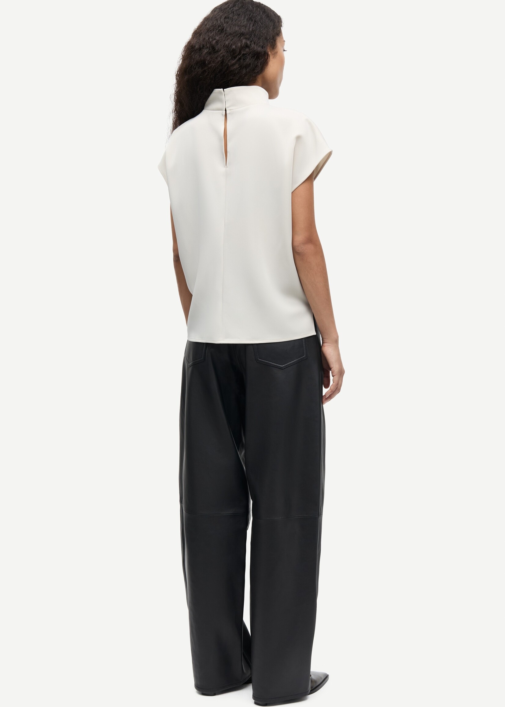 Samsøe Samsøe Sahoys Top - Pumice Stone