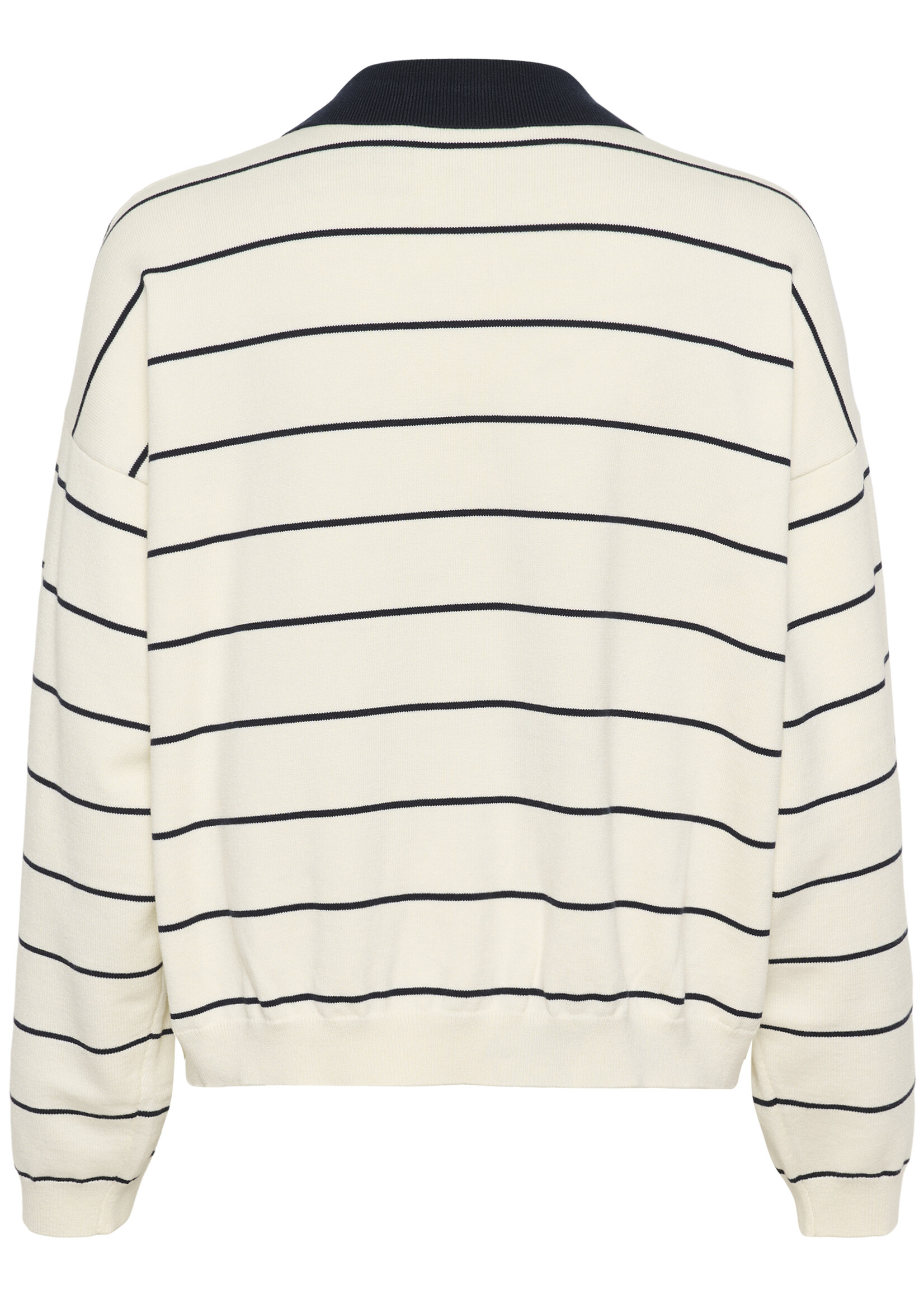 Gestuz GZTaige polo pullover - White/Blue