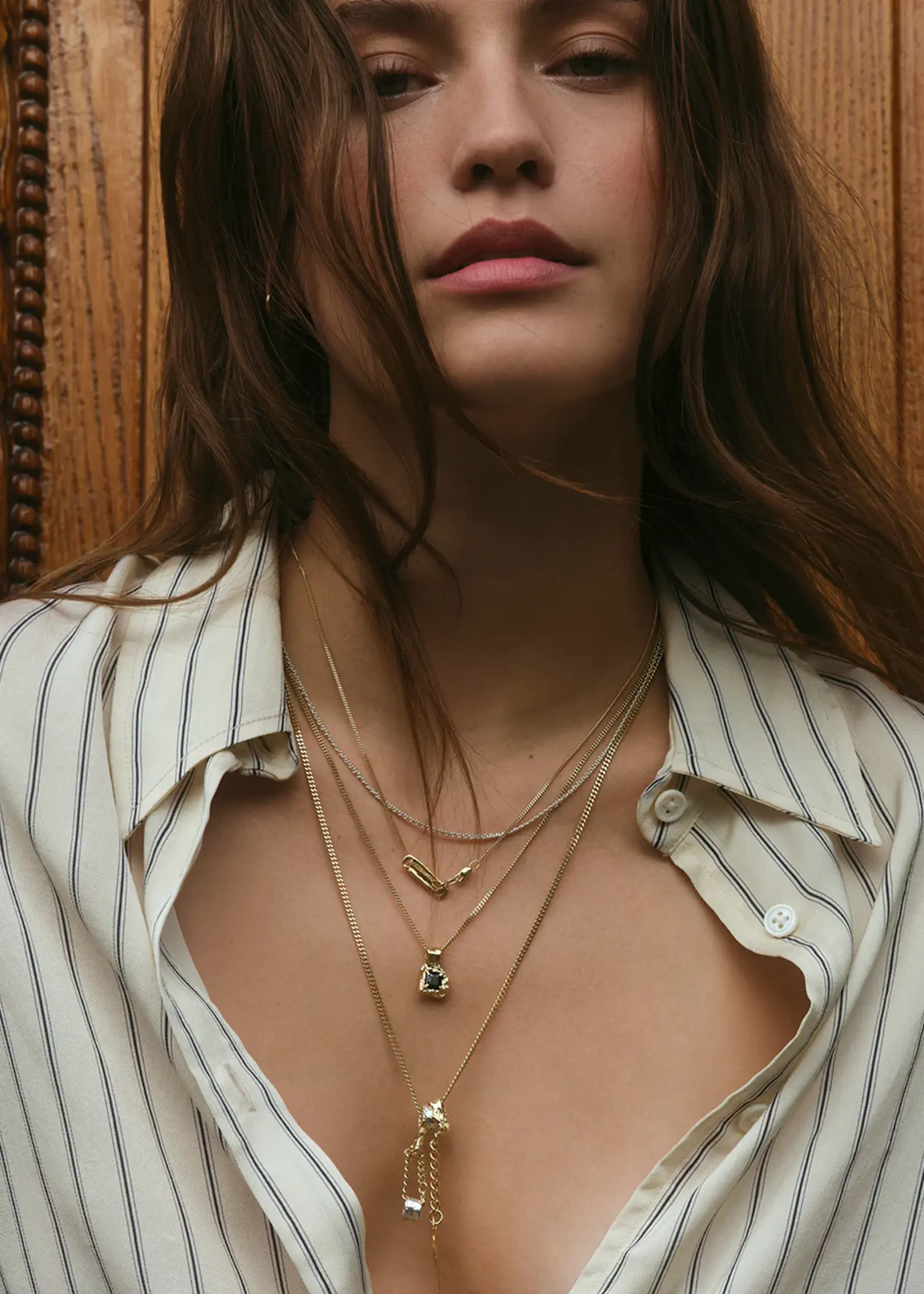 by1oak Necklace - Day & night - gold