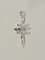 by1oak Earring - night bird - silver