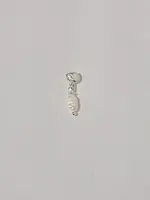 by1oak Earring - Island stud - pearl silver