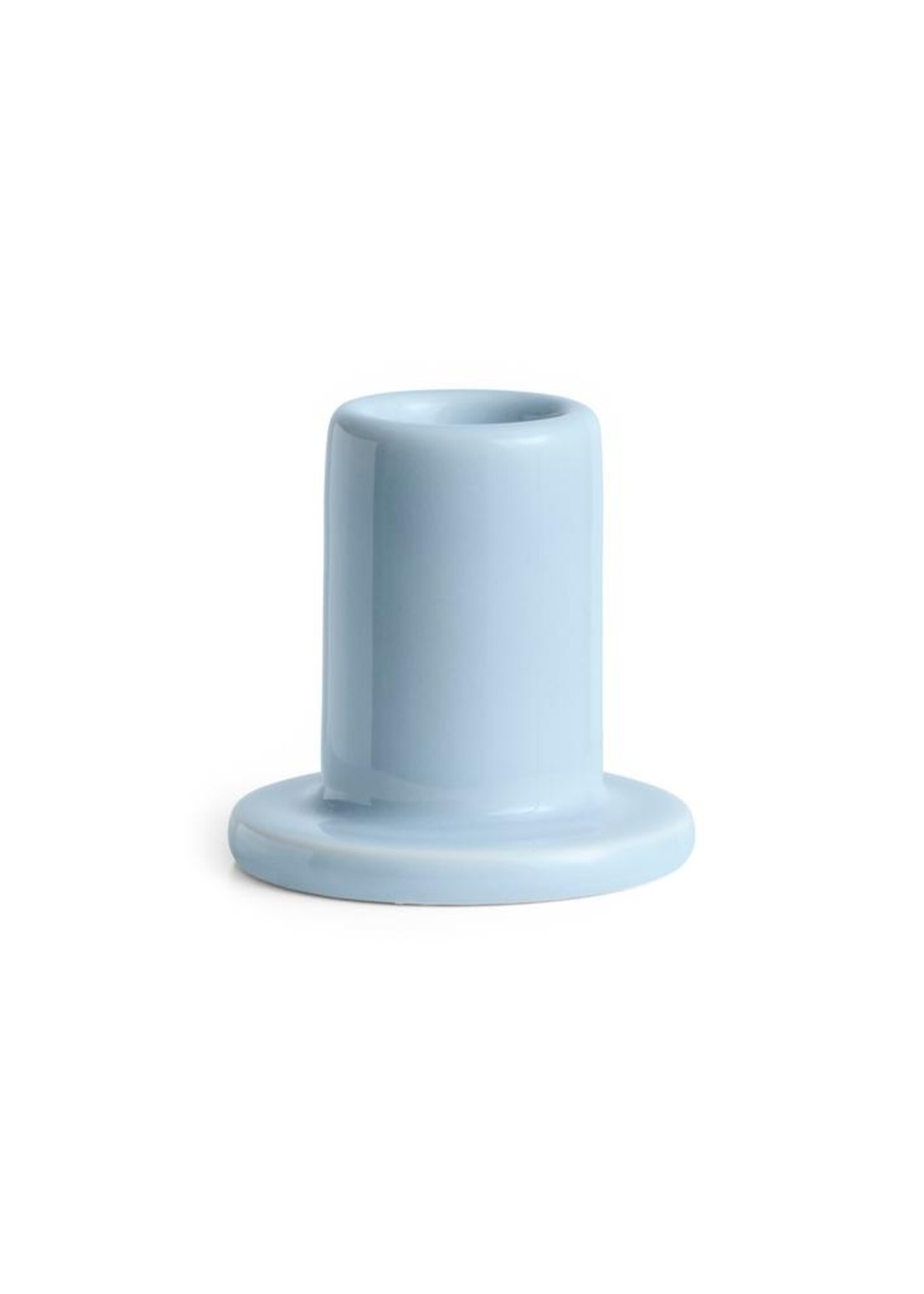 Hay Tube Candleholder - Small - Pale blue