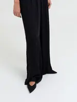 Mickey - wide leg pants - black