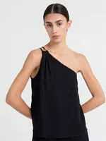 Bobbi - asymmetric top - black