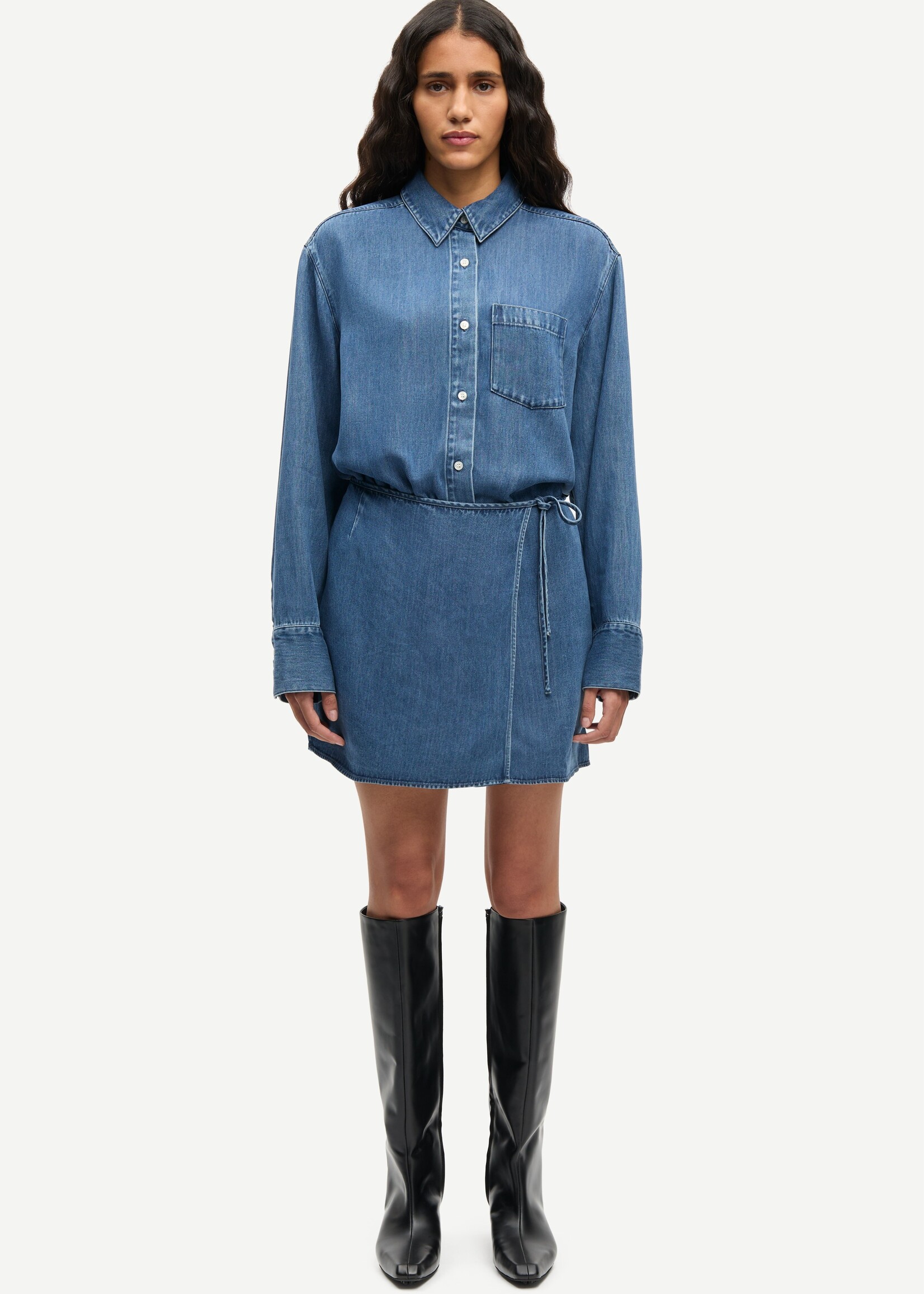 Samsøe Samsøe Sasky dress - Medium Denim Blue