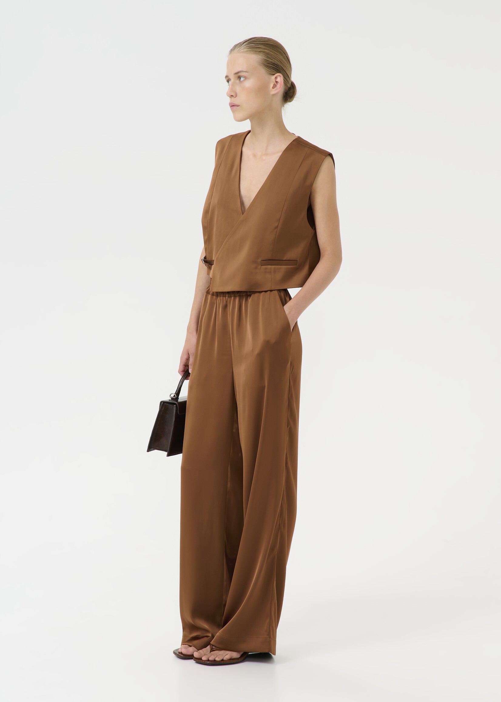 Gestuz GZjessie  HW pants - Sorrel Horse