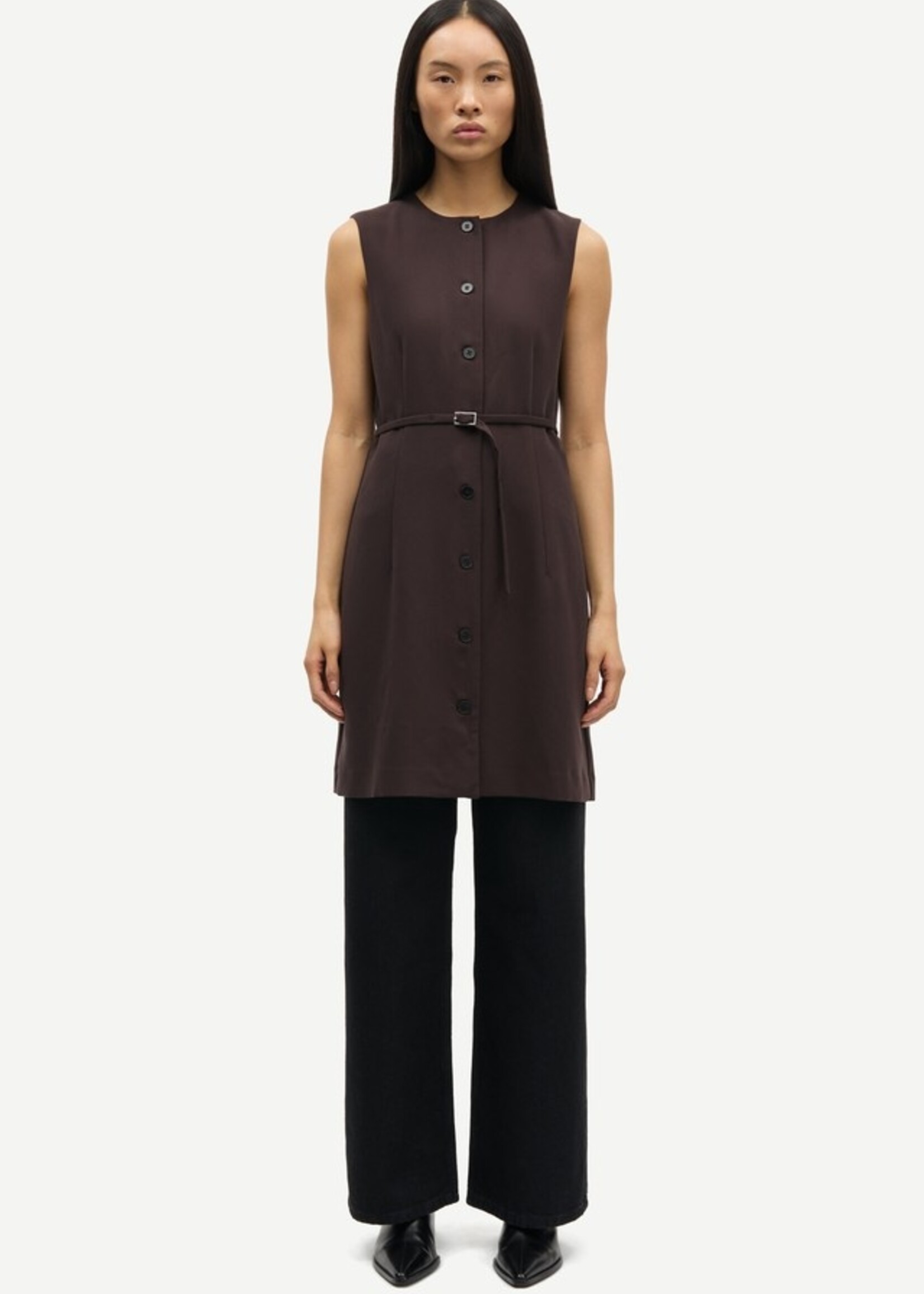 Samsøe Samsøe Saruma short dress -Black Coffee