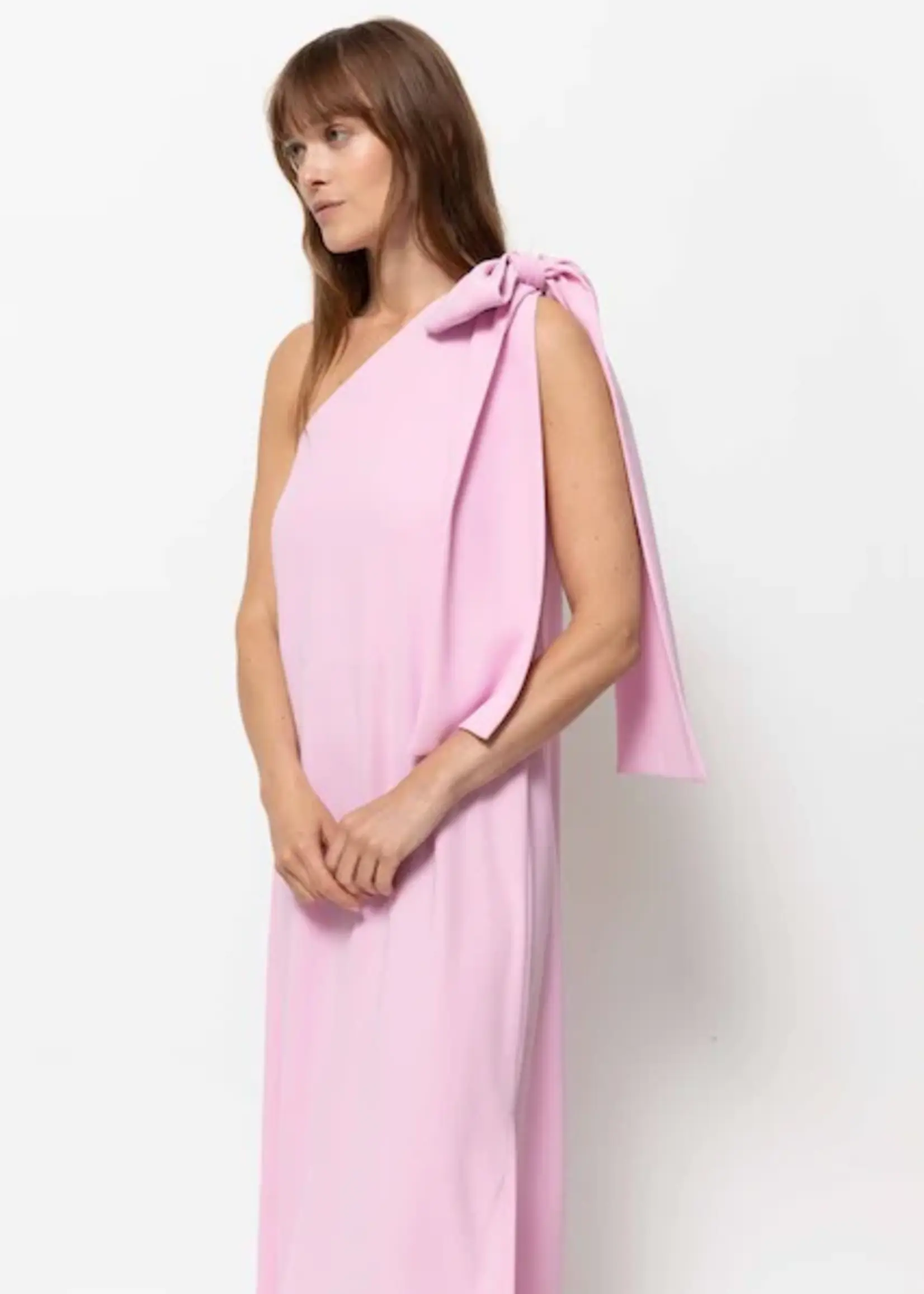 âme Nimes - pink one shoulder dress