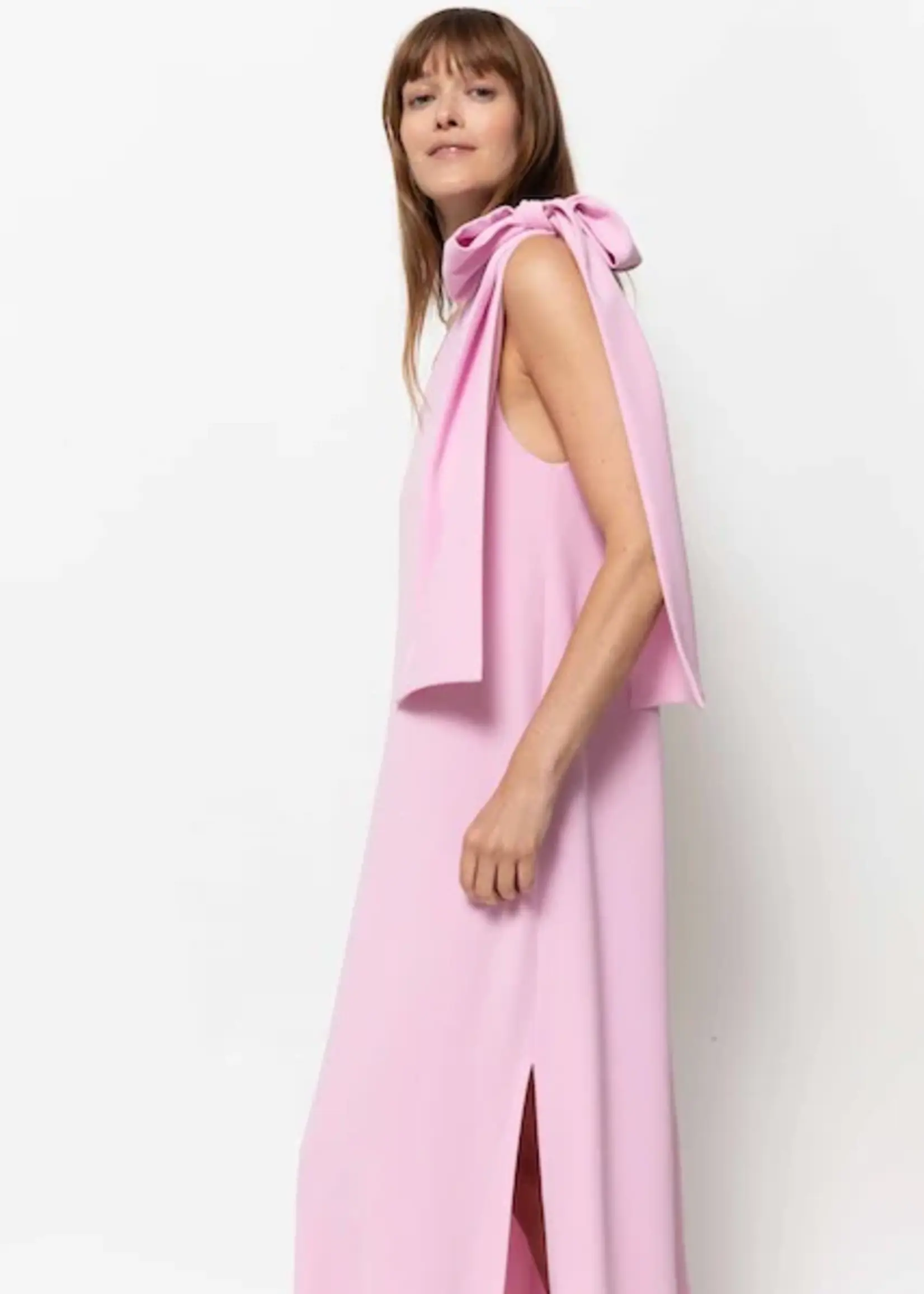 âme Nimes - pink one shoulder dress