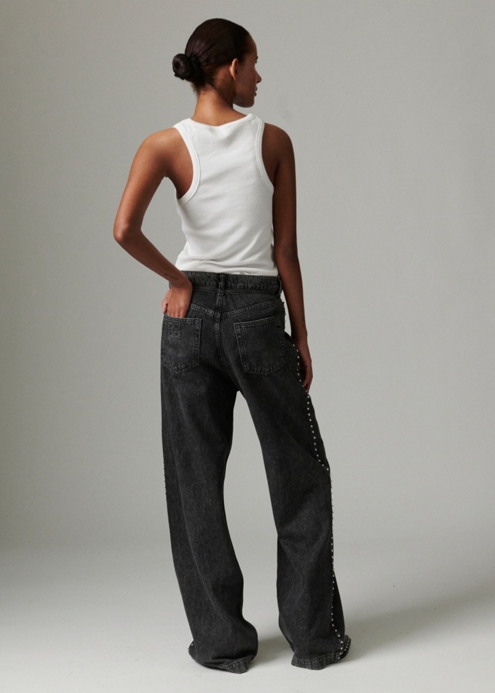 Day Elijah - embellished denim black