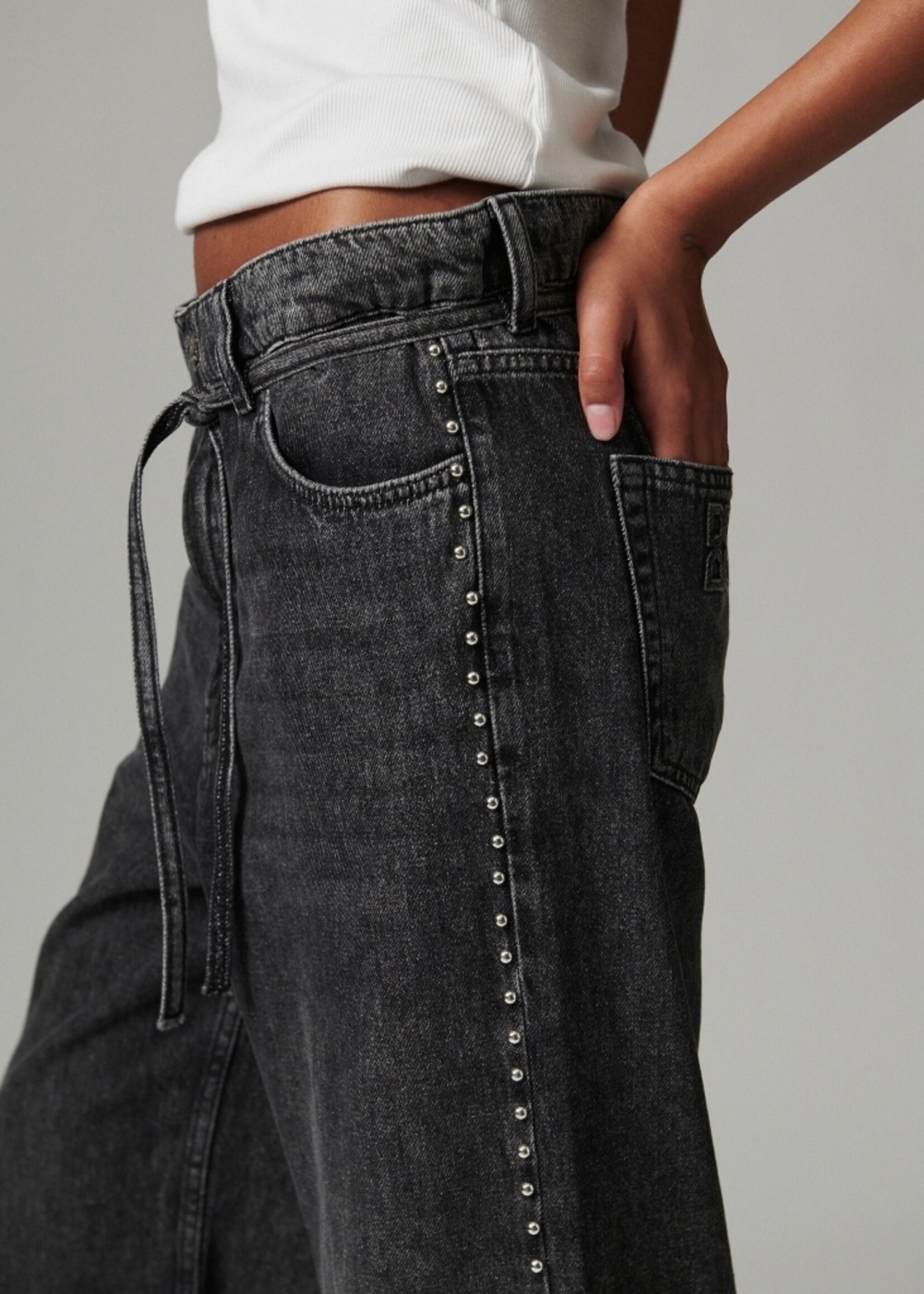 Day Elijah - embellished denim black