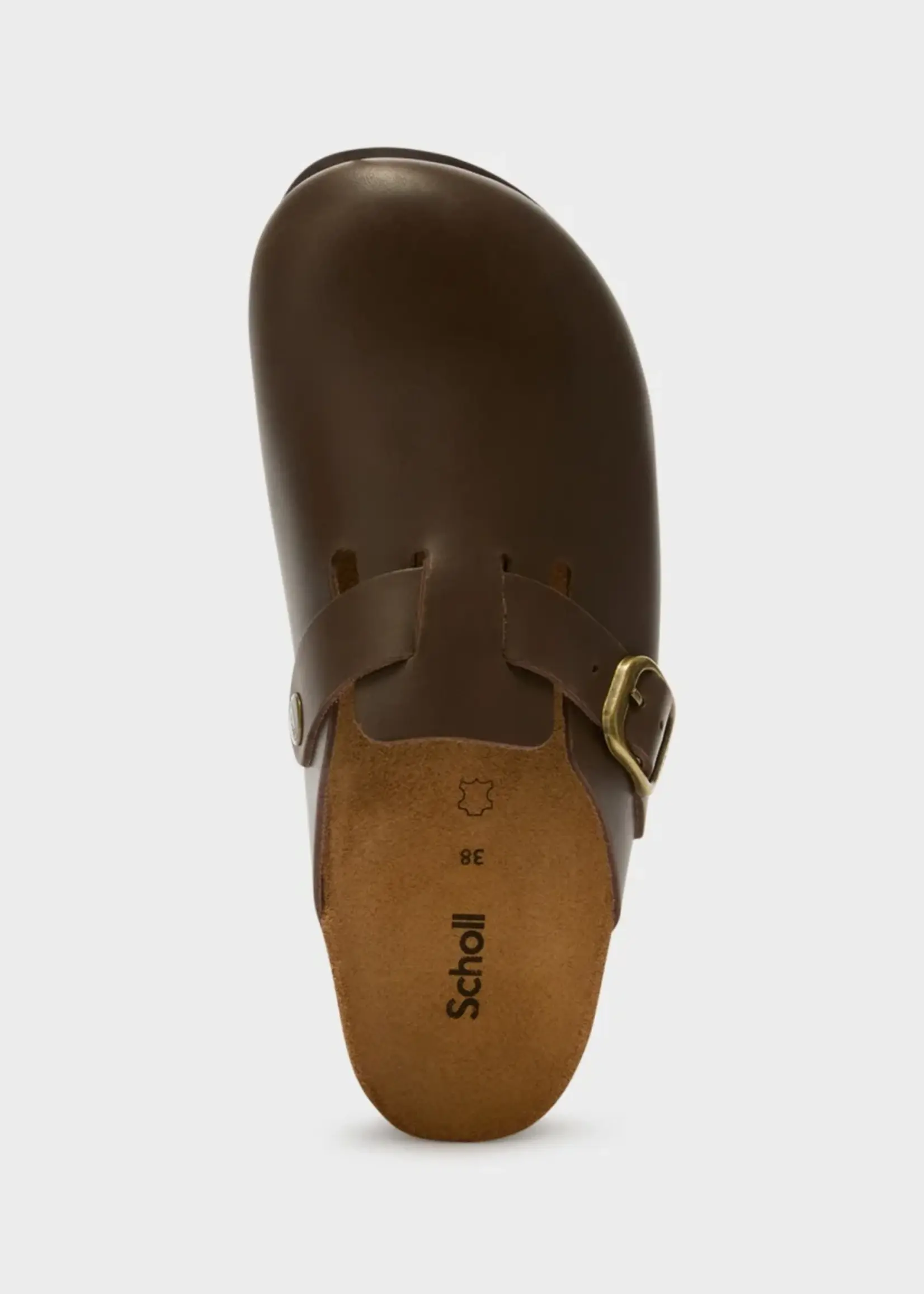 scholl Fae Clogs - Leather Caffe