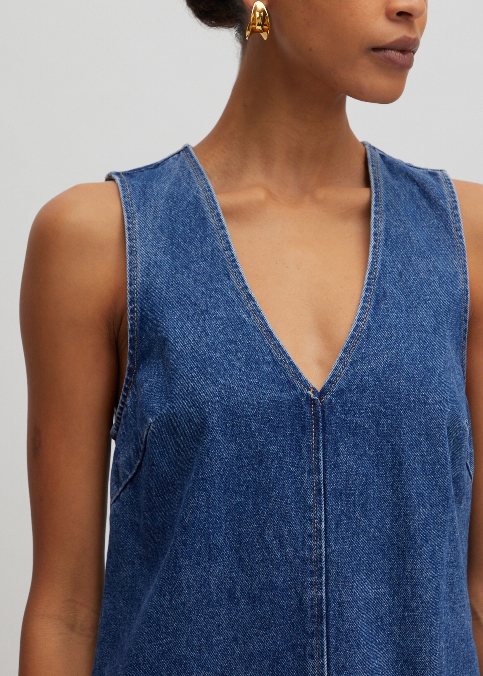 Edited Xristina Dress - denim