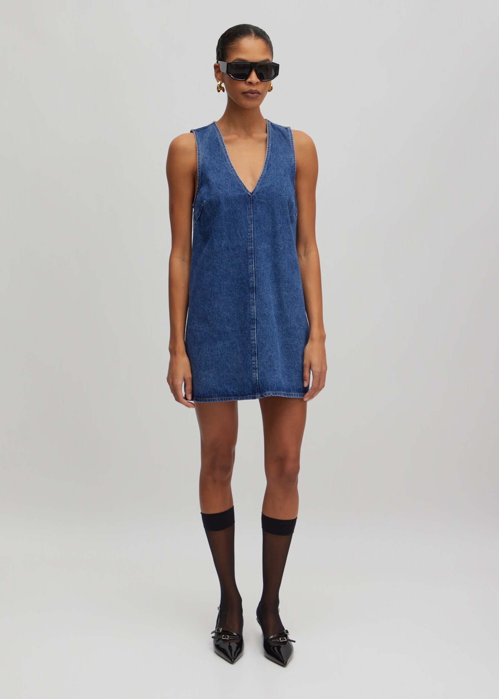 Edited Xristina Dress - denim