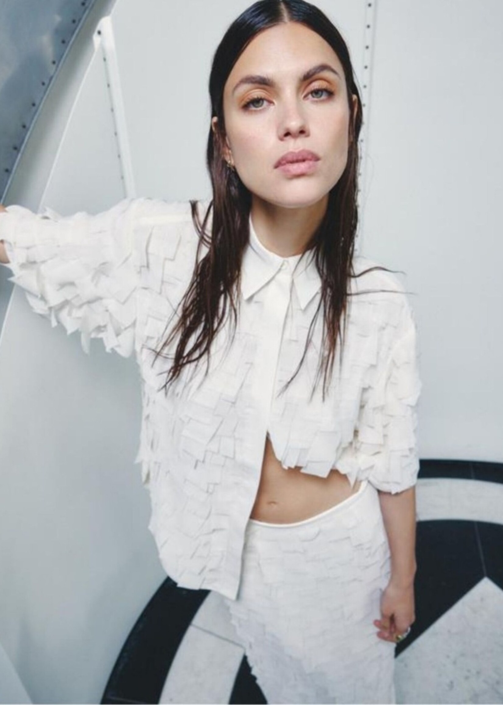 Day Figo - Chiffon Fringe - Jet stream