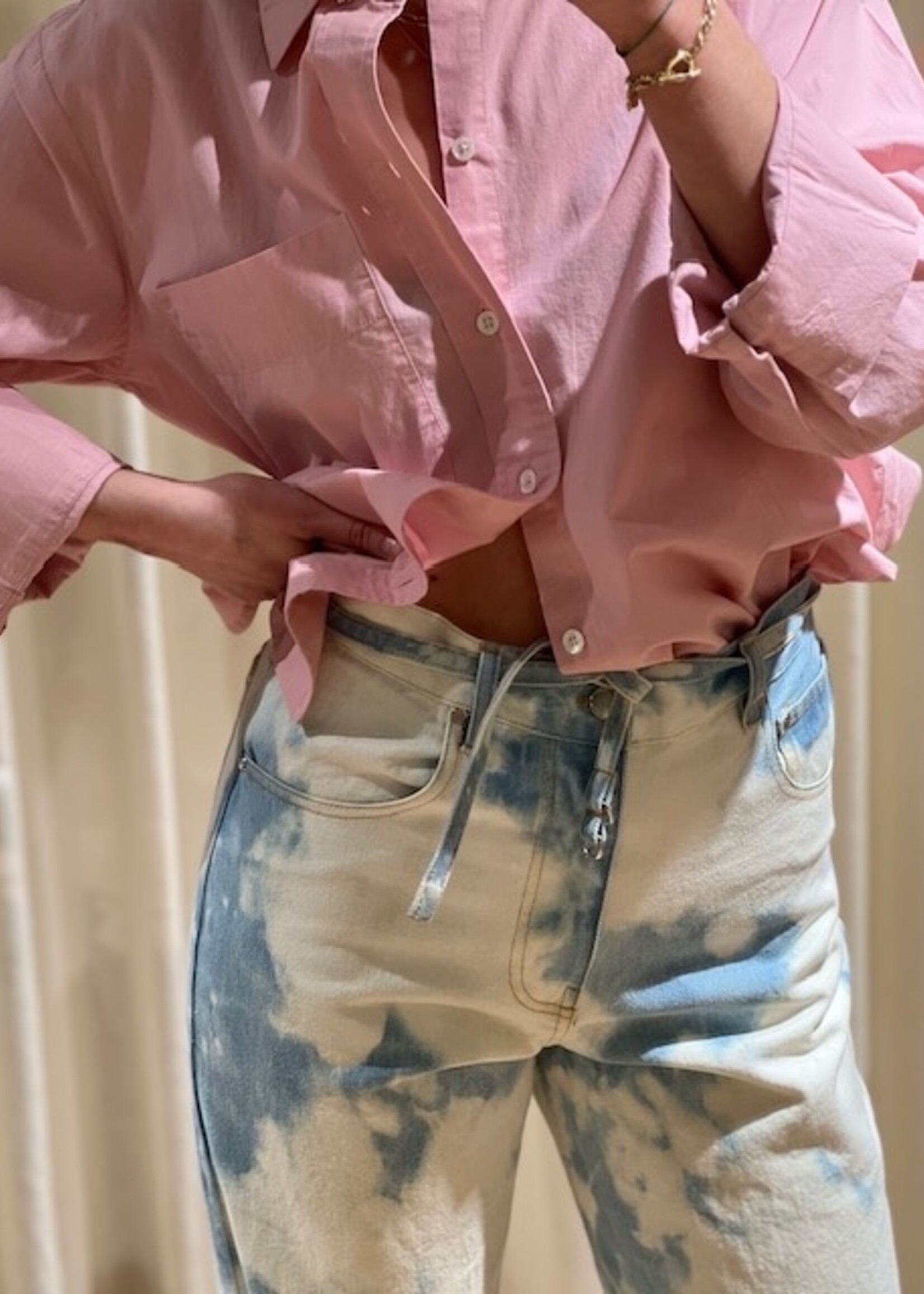 Mel Ishu - trouser - Bleach light