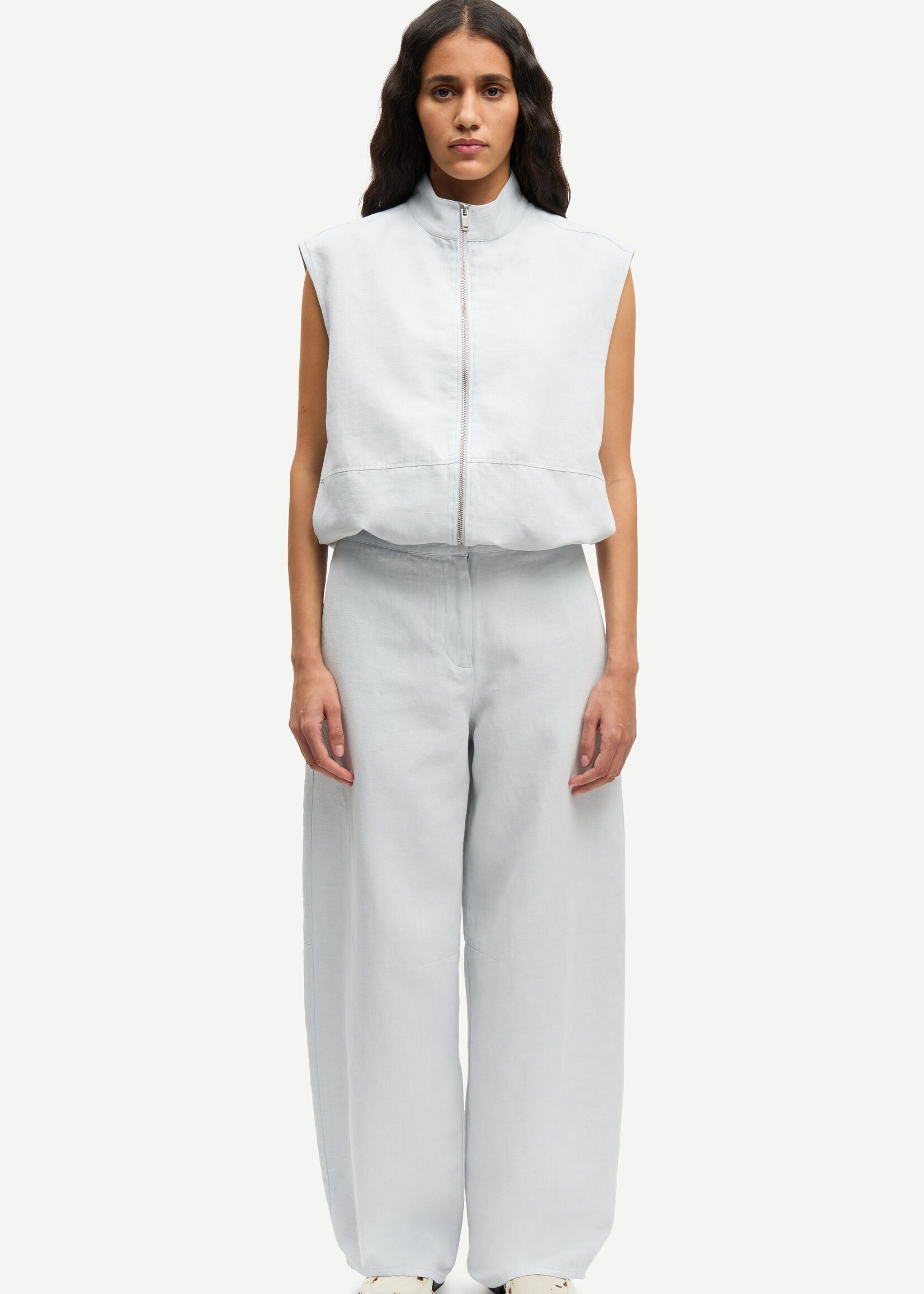 Samsøe Samsøe Saroko trousers - Gray Dawn Mel