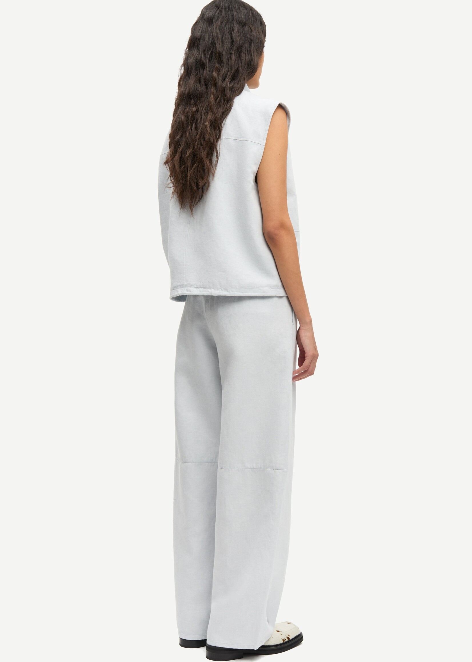 Samsøe Samsøe Saroko trousers - Gray Dawn Mel