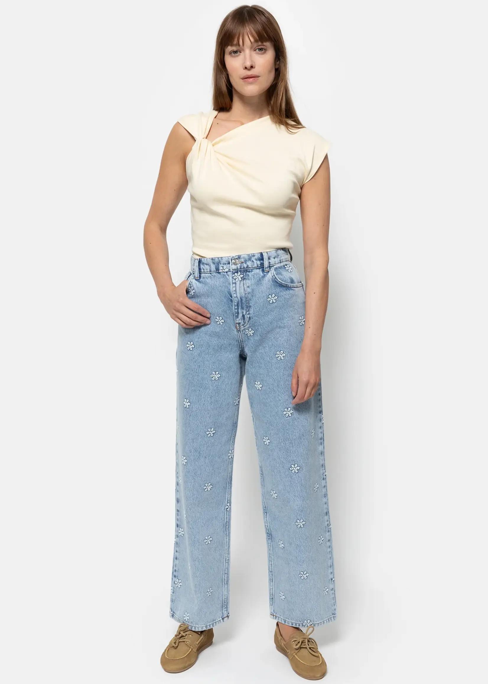 âme Mimi - Embroidered Denim