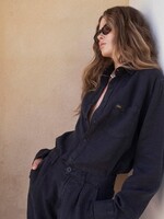 lois Lucas Shirt - Navy - Linen