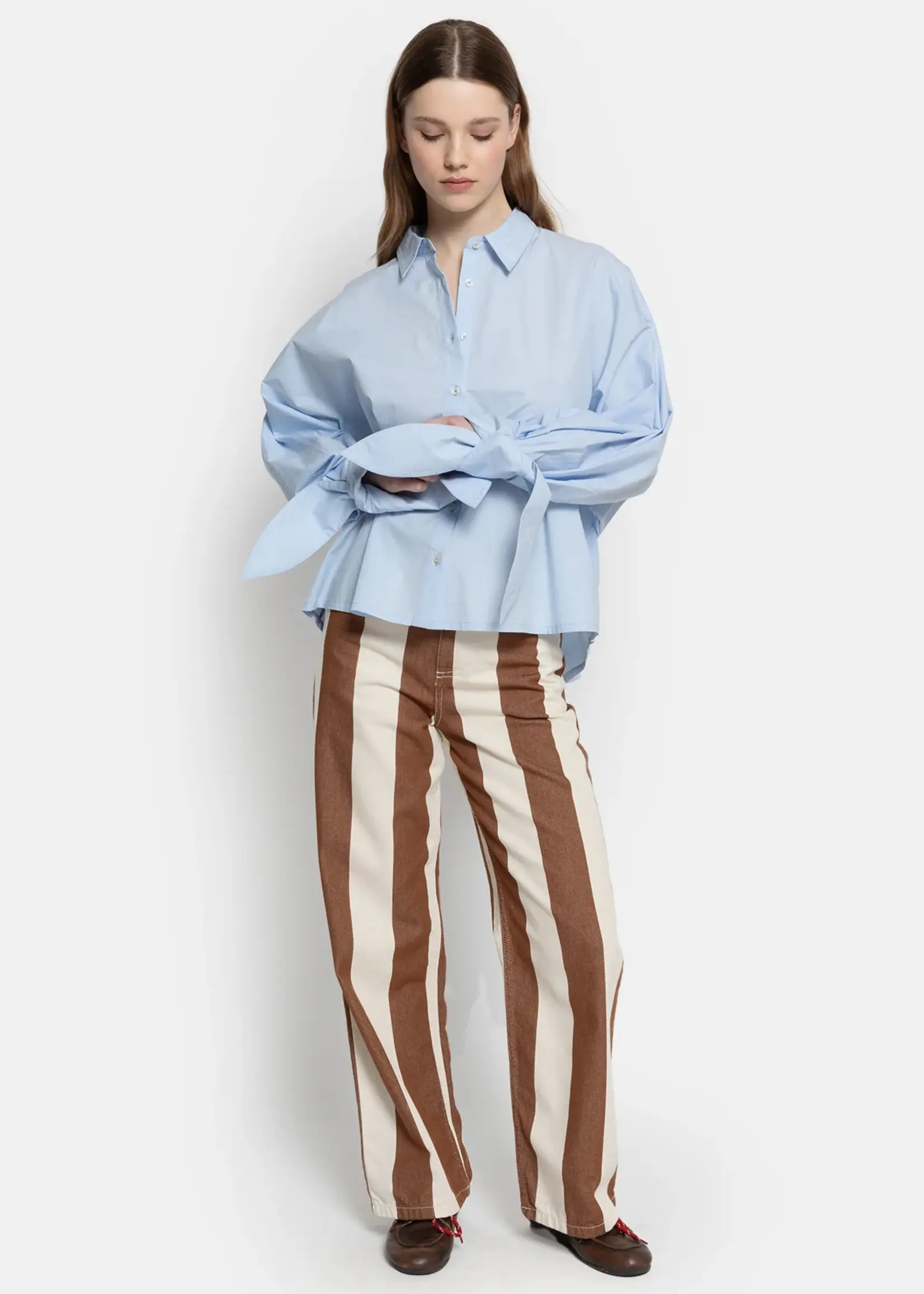 âme Nugget popline shirt - light blue