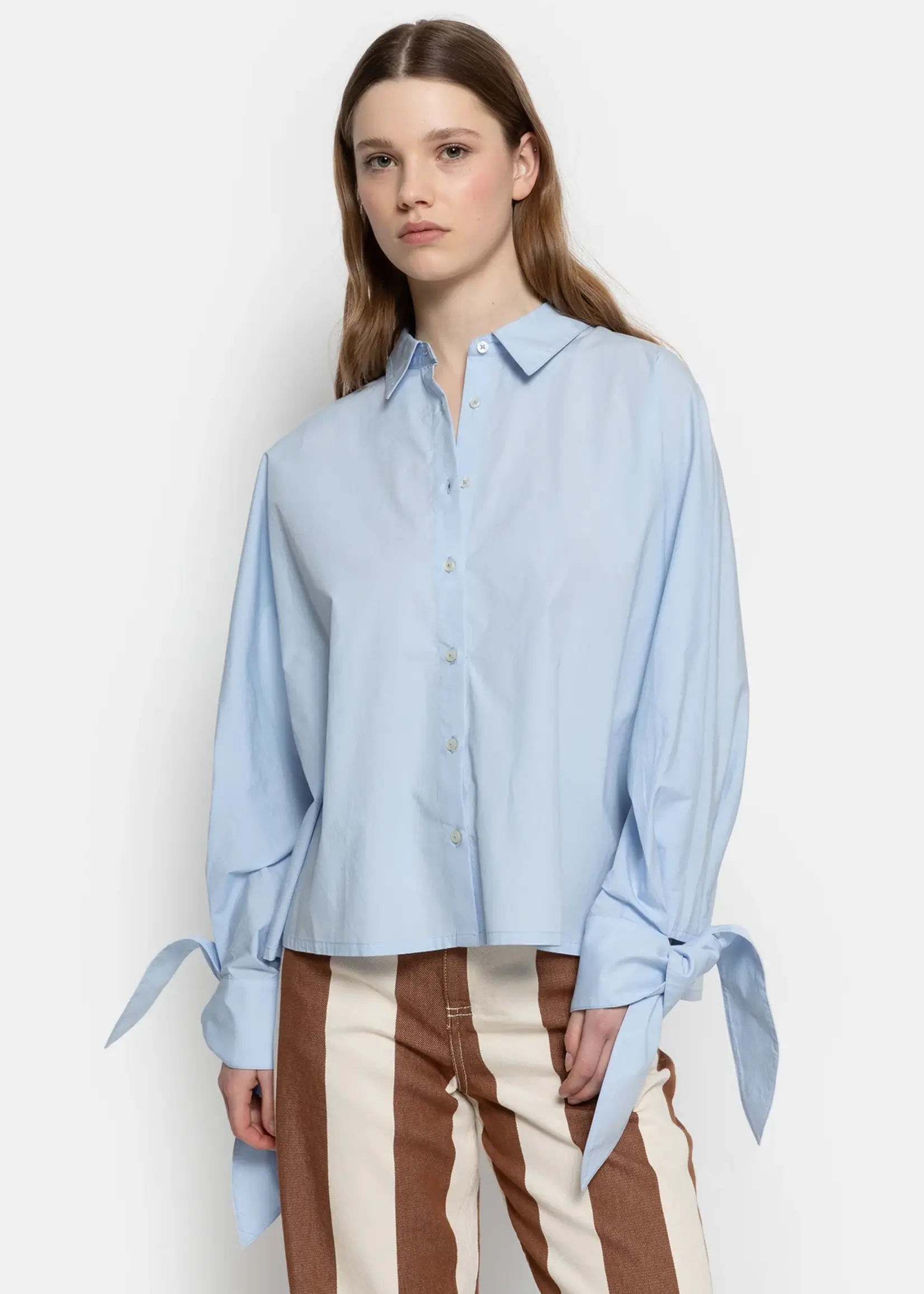 âme Nugget popline shirt - light blue