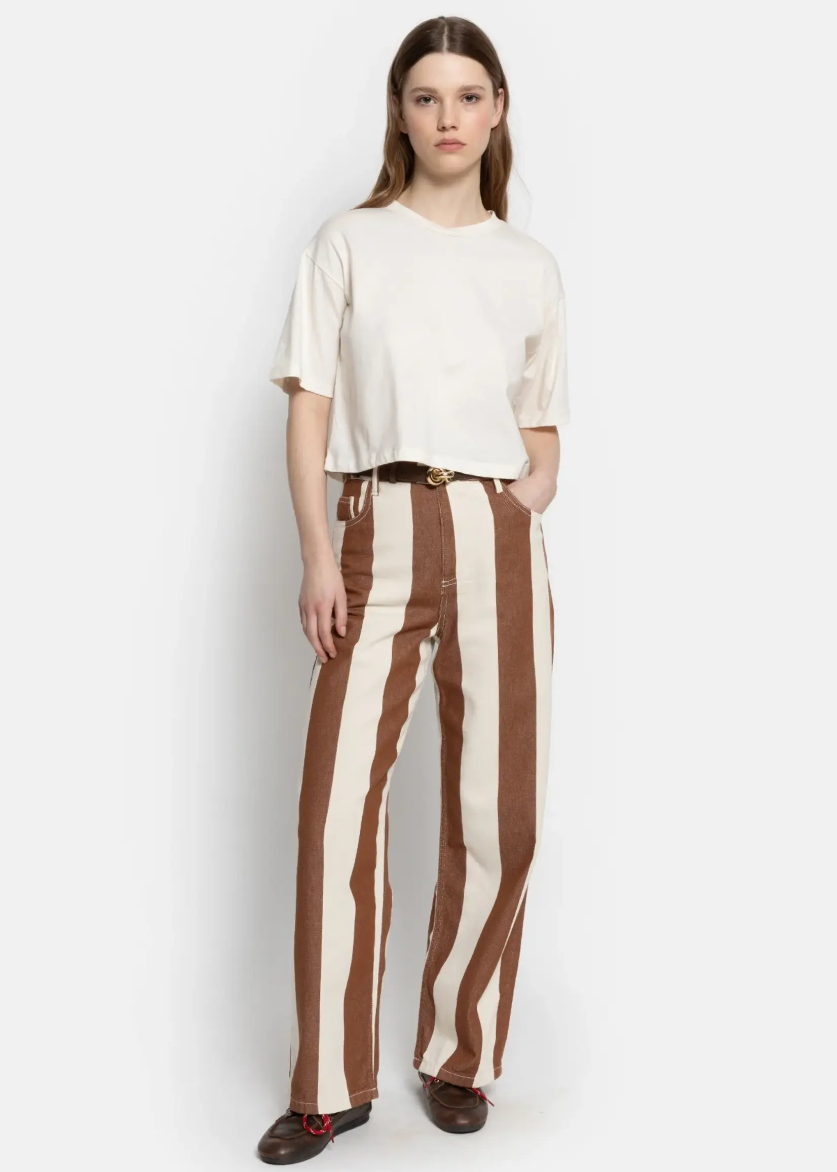 âme Mimi - Striped Jeans