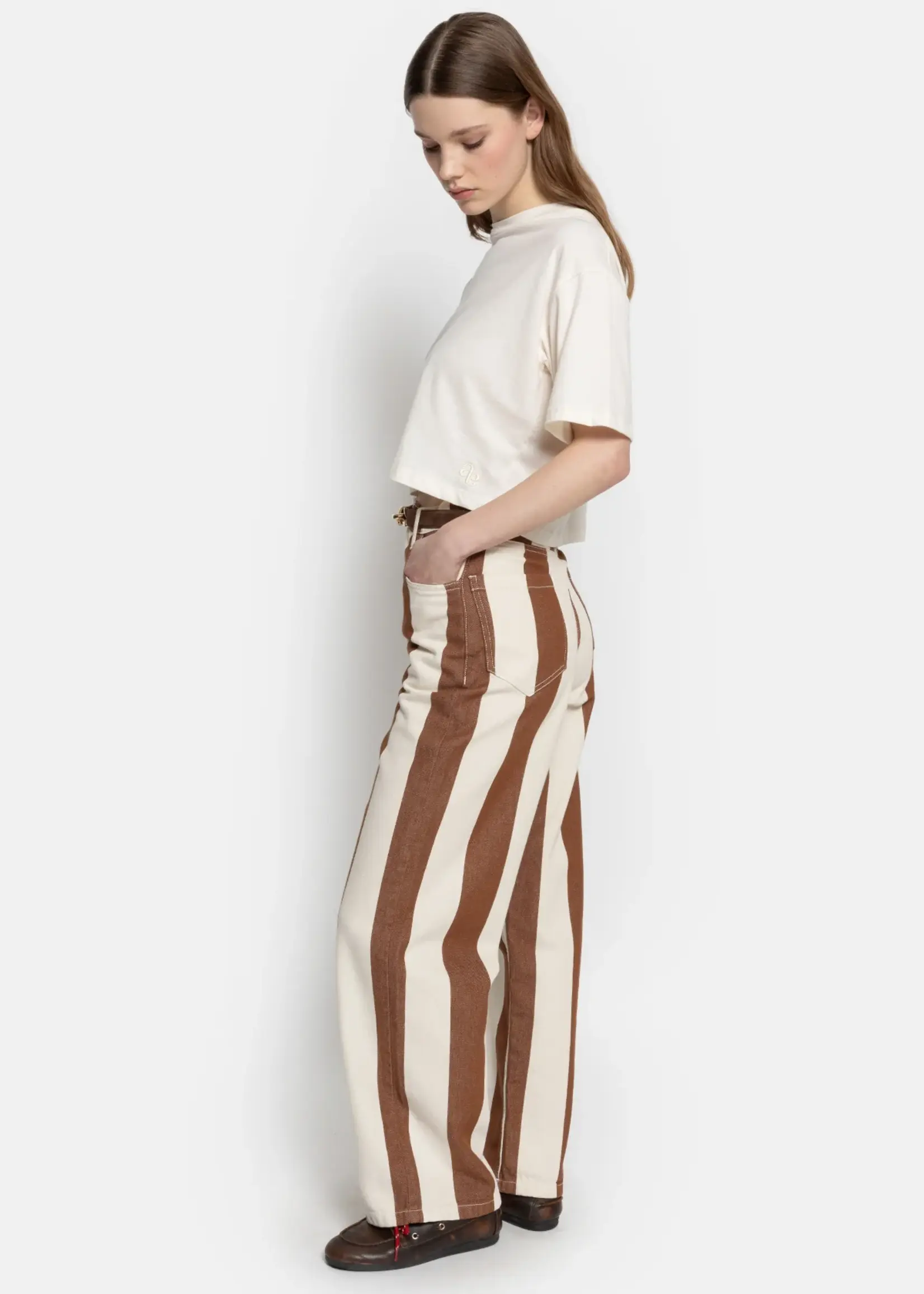 âme Mimi - Striped Jeans