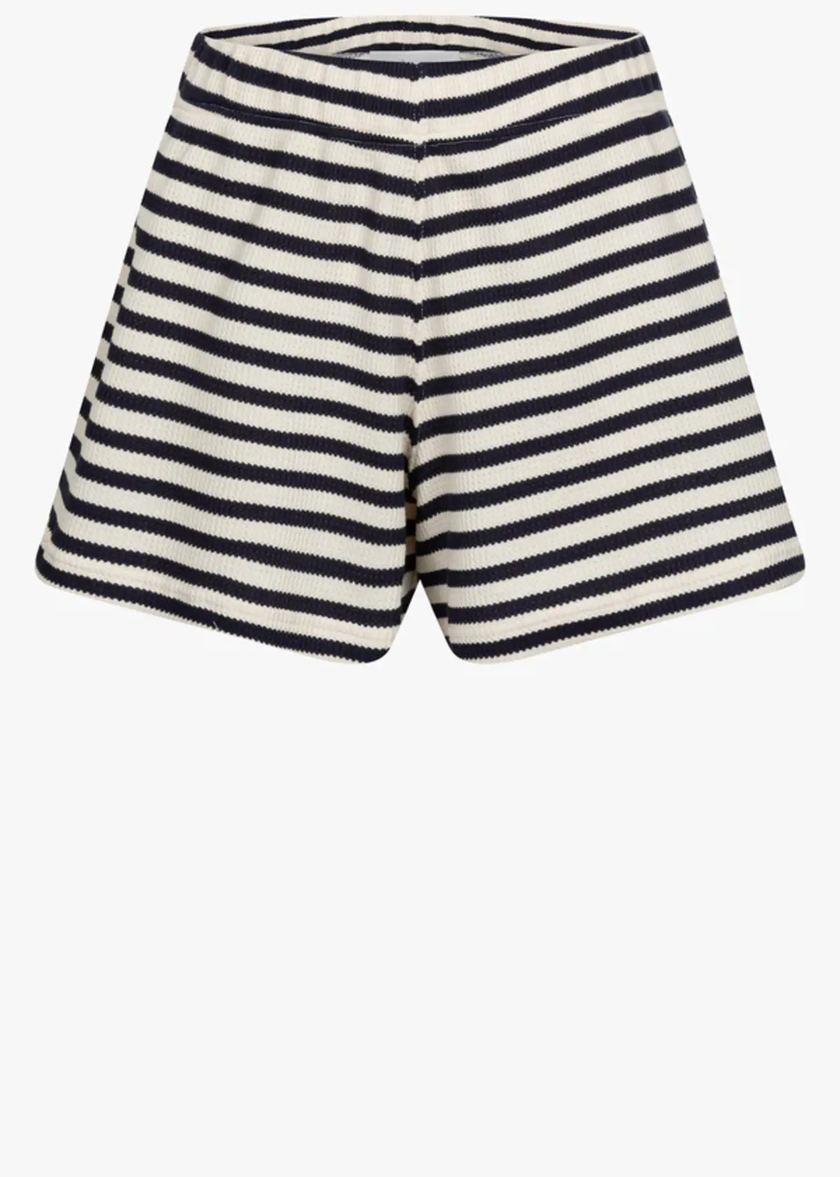 âme Nash - Blue & Ecru Striped Knit - Short