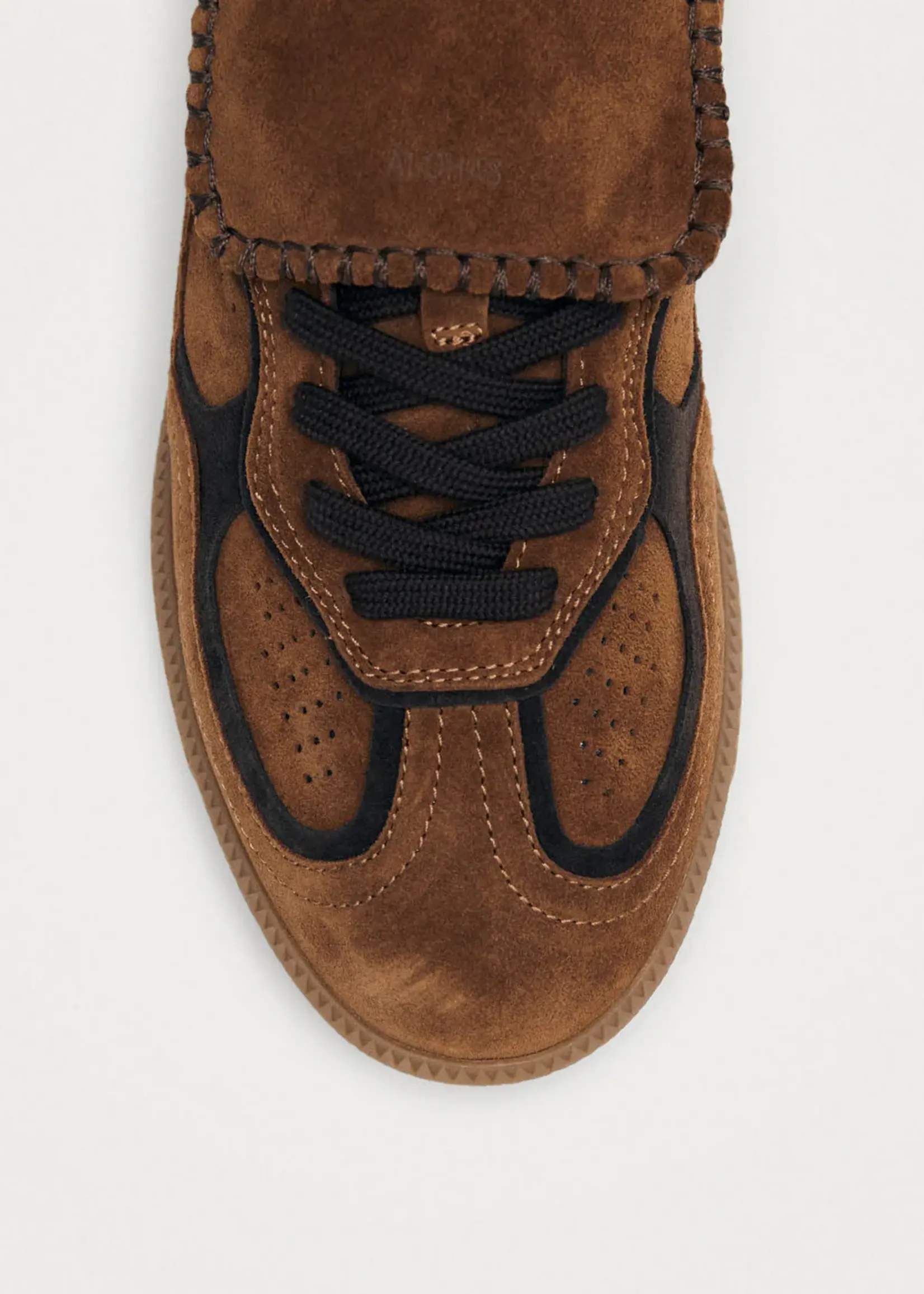 alohas Club Suede Brown Leather Sneakers