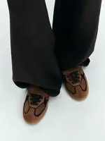 alohas Club Suede Brown Leather Sneakers