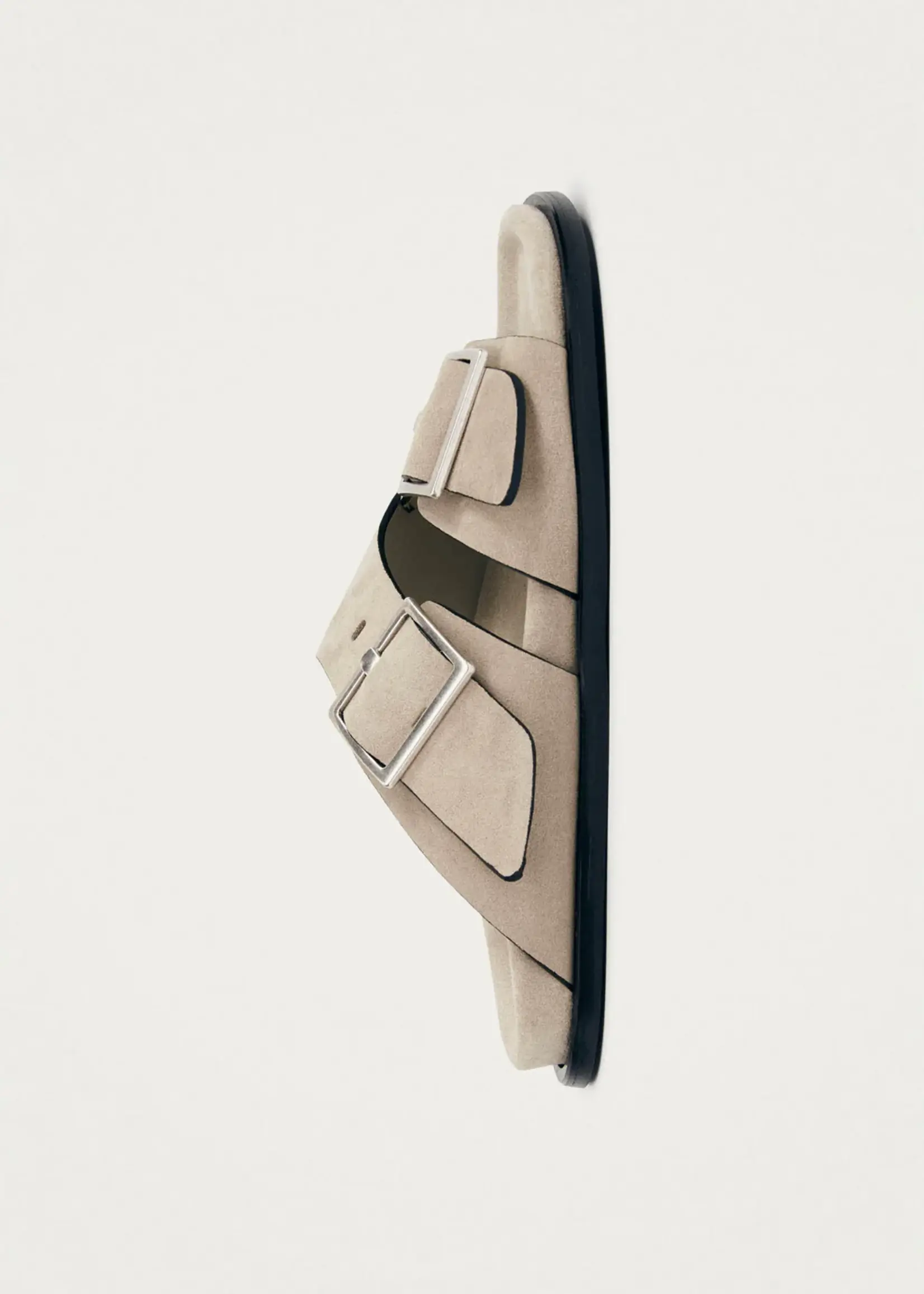 alohas Alba Suede Beige Leather Sandals - Suede beige