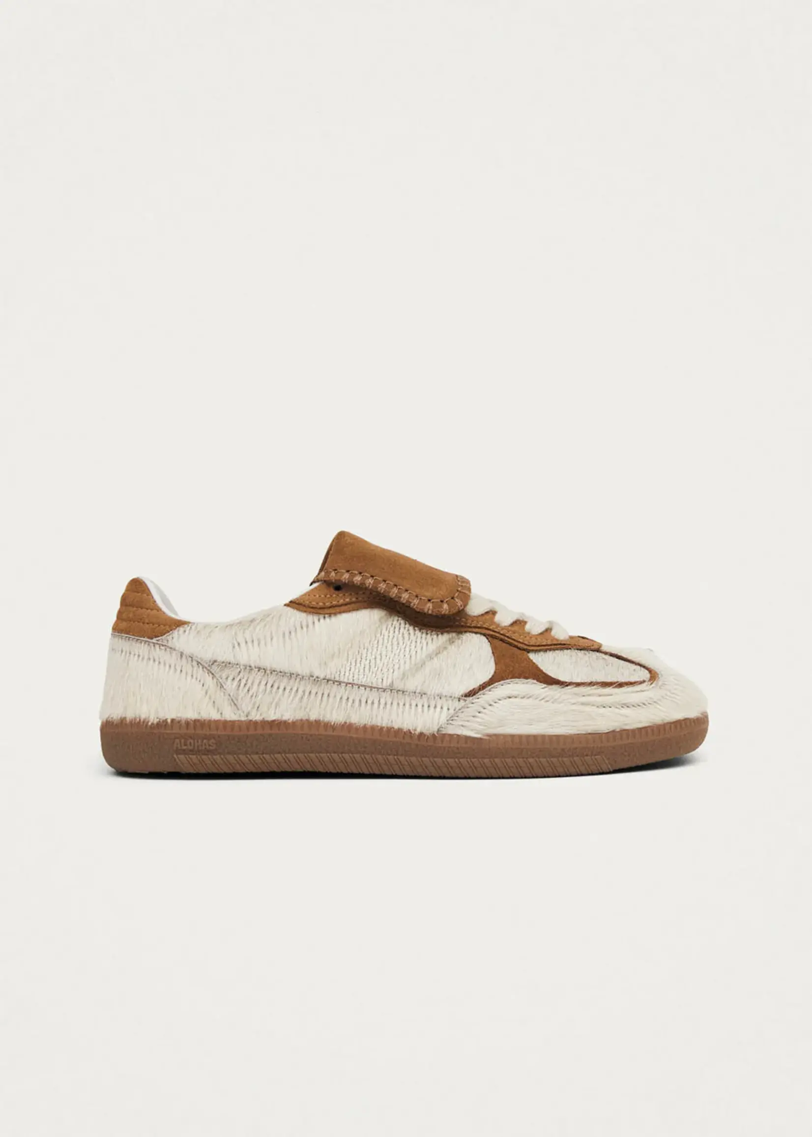 alohas Club Soft Tan Leather Sneakers