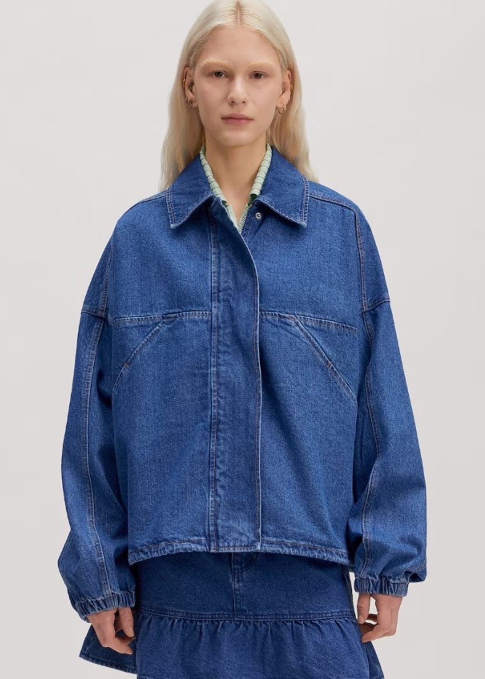 Edited Jilian jacket - blue denim