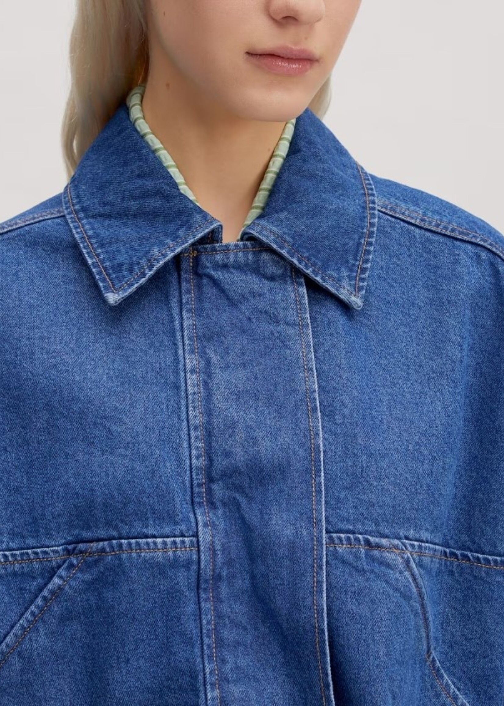 Edited Jilian jacket - blue denim