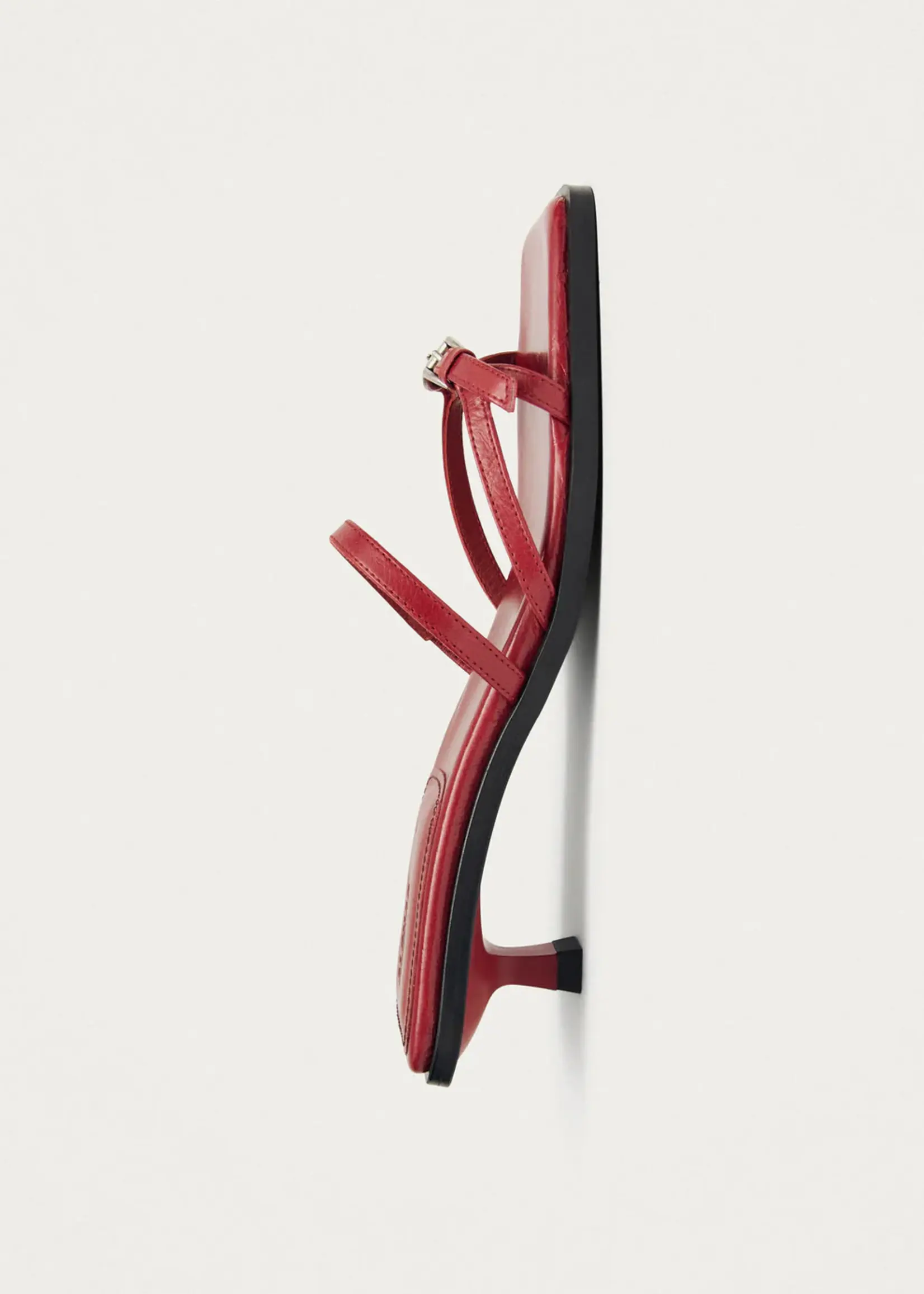 alohas Liko Rift Red Leather Sandals